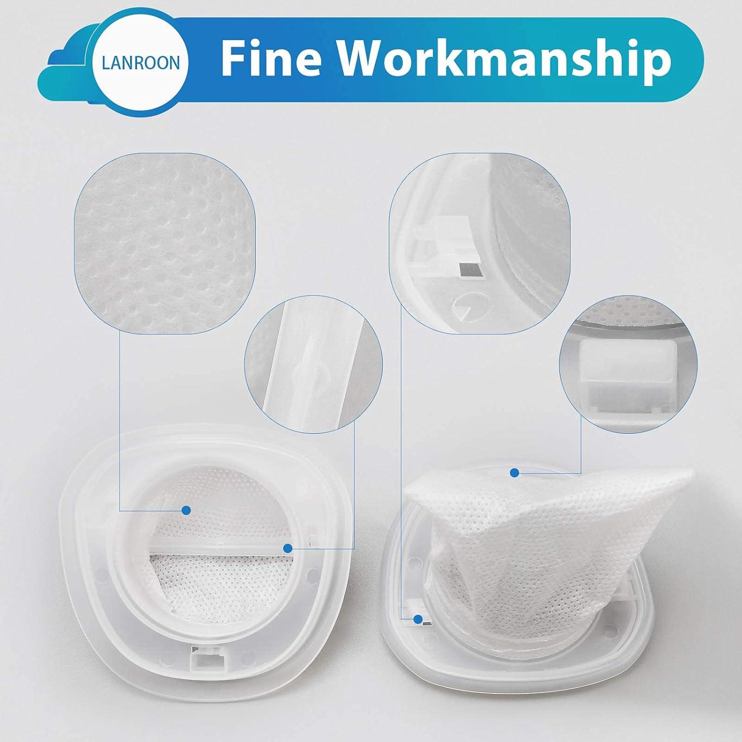 Filtro HNVCF10 LANROON para Aspiradoras Black and Decker - 6 Pzs