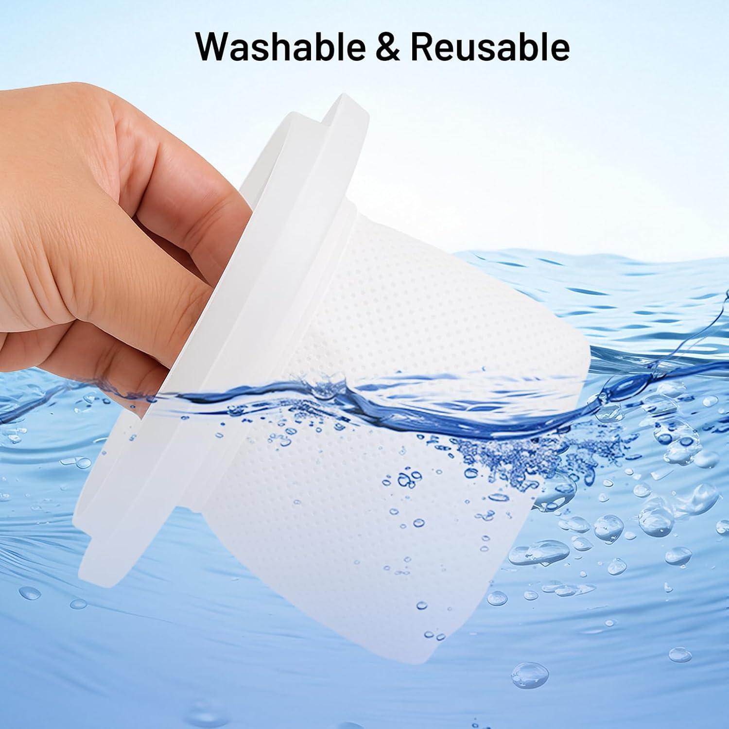 Paquete de 6 Filtros de Reemplazo WRTI para Aspiradoras Black and Decker