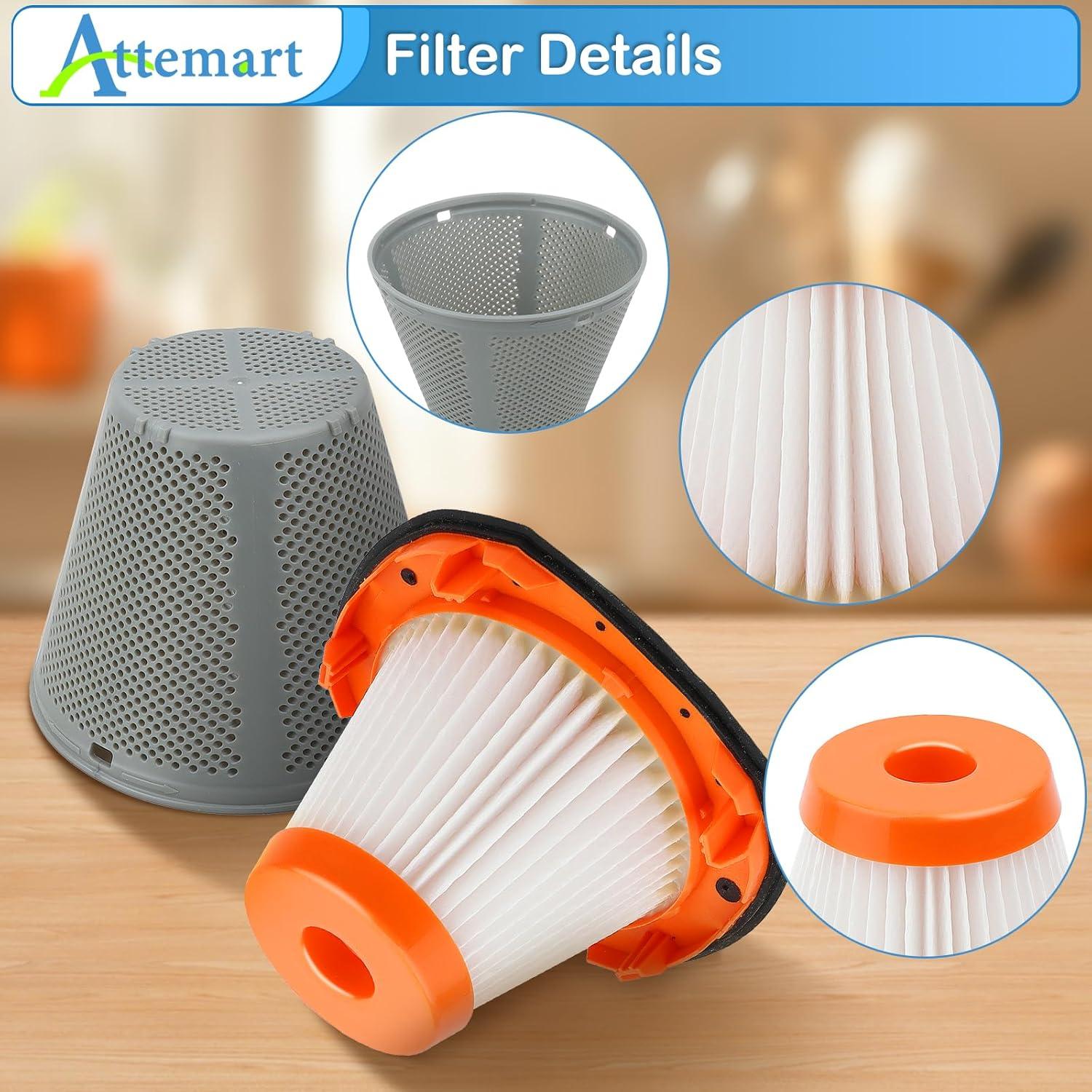 Paquete de 2 Filtros HEPA N900287 para Aspiradoras Black and Decker