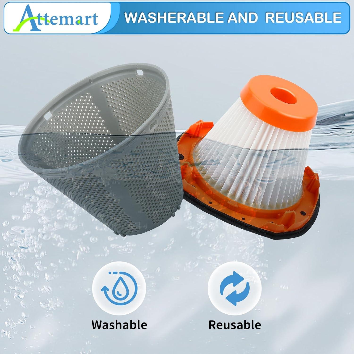 Paquete de 2 Filtros HEPA N900287 para Aspiradoras Black and Decker