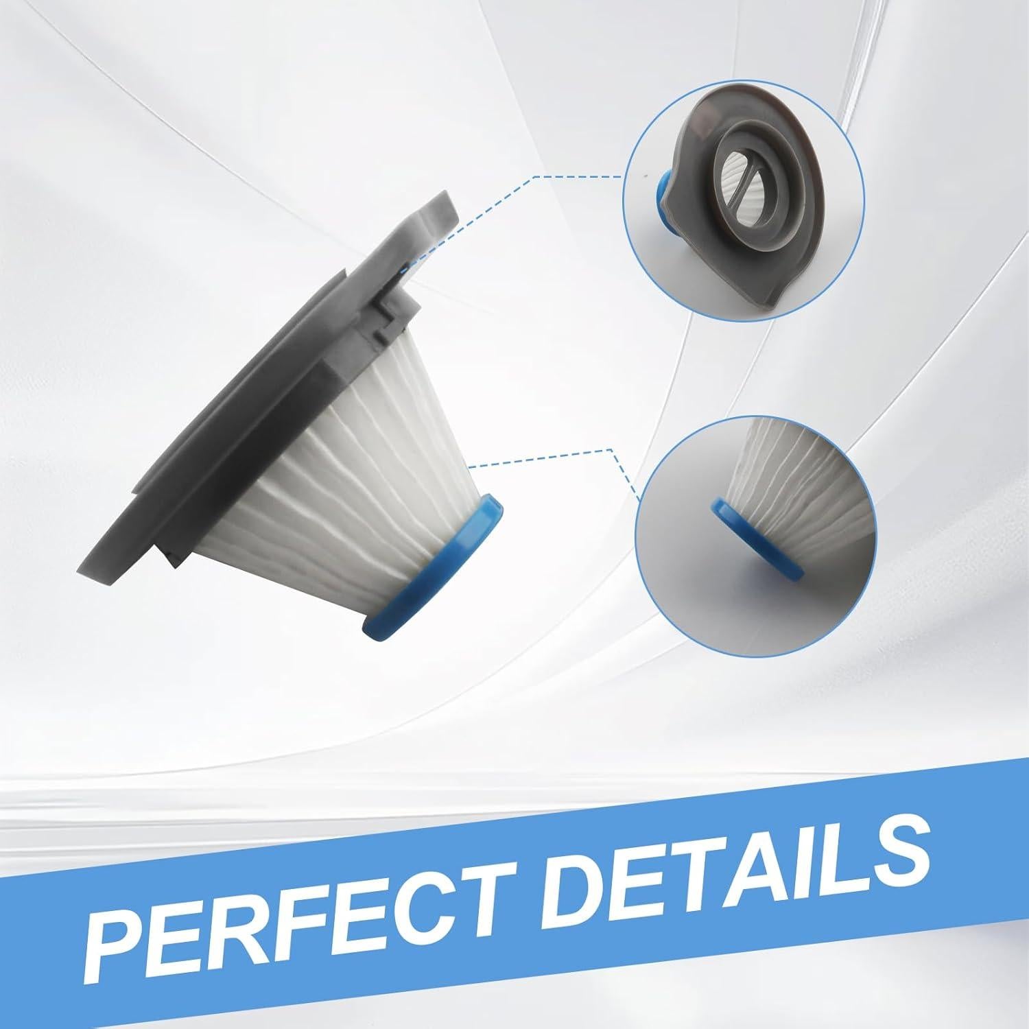 Filtro de Vacío AGUNION HLVCF10 para Aspiradoras BLACK DECKER - 4 Piezas