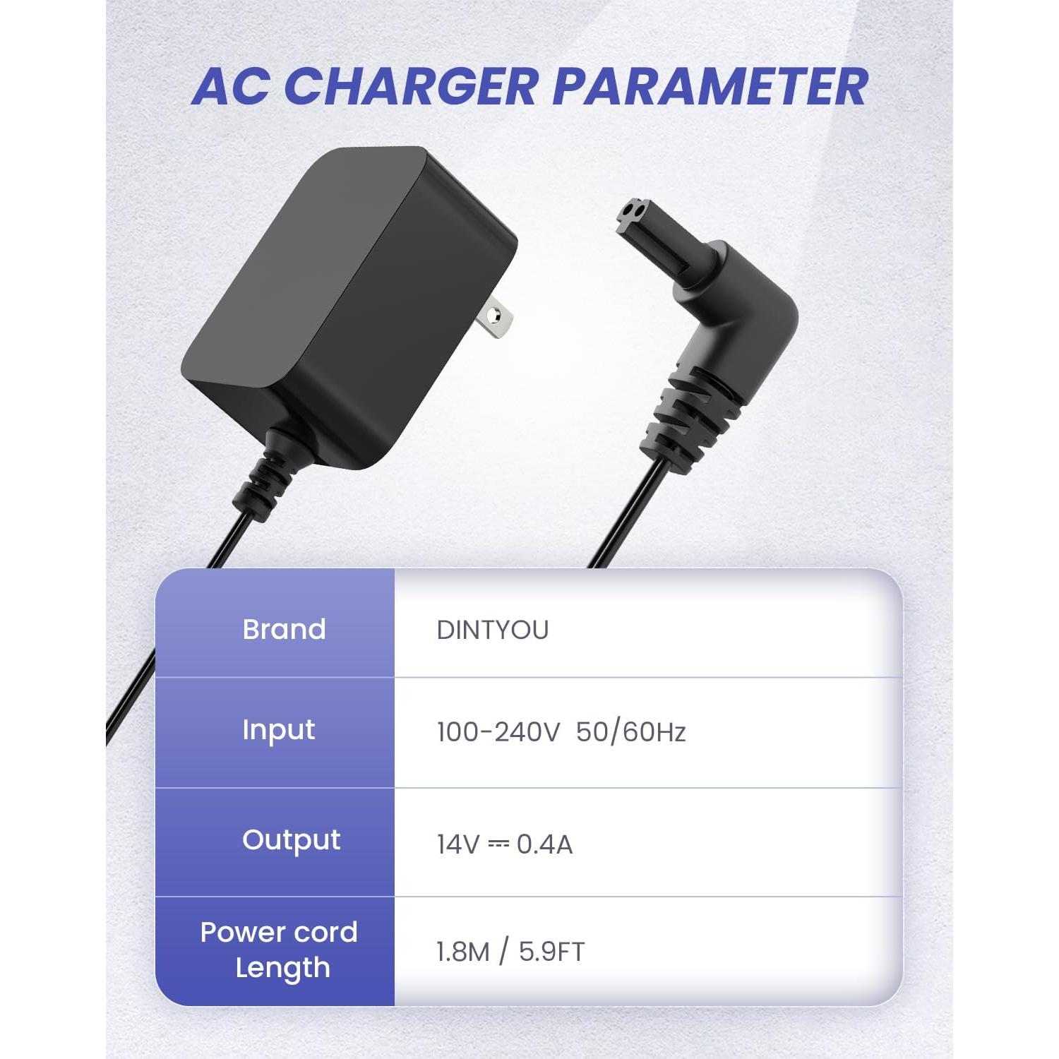 Cargador 14V DINTYOU para Aspiradora Black and Decker