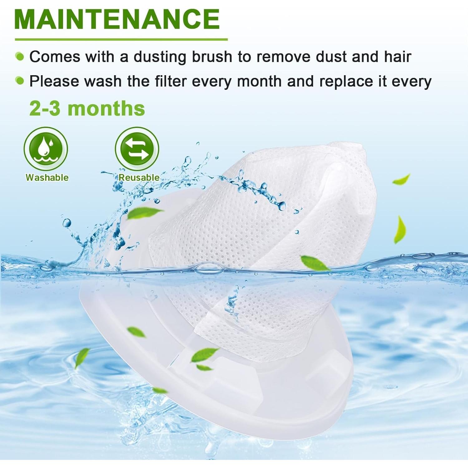 Filtro de Reemplazo VF110 Rebirthcare para Aspiradora Black & Decker