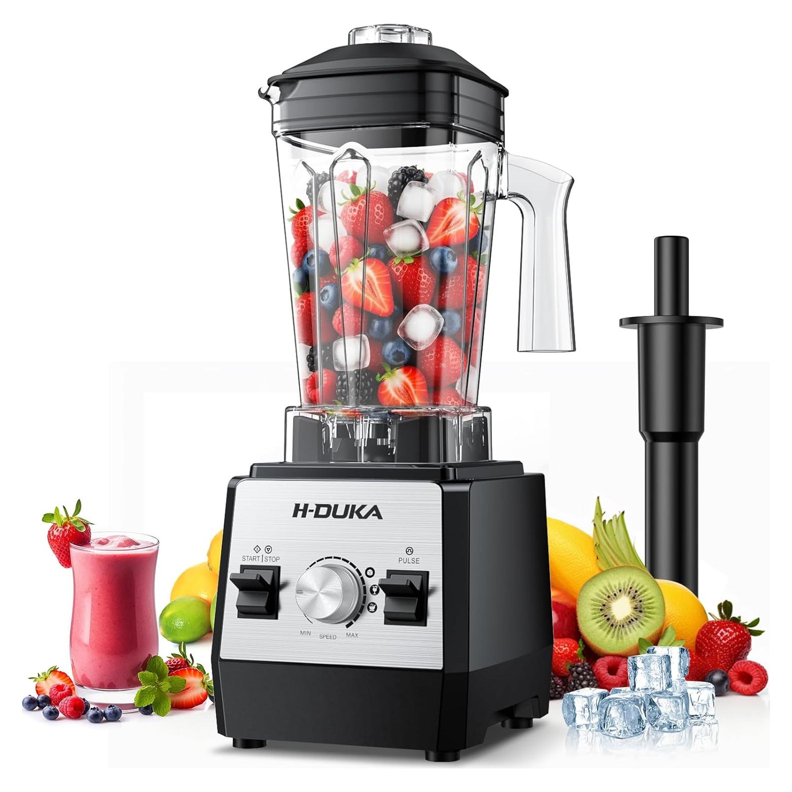 Batidora de Smoothie H-Duka 1400W 64oz Acero Inoxidable