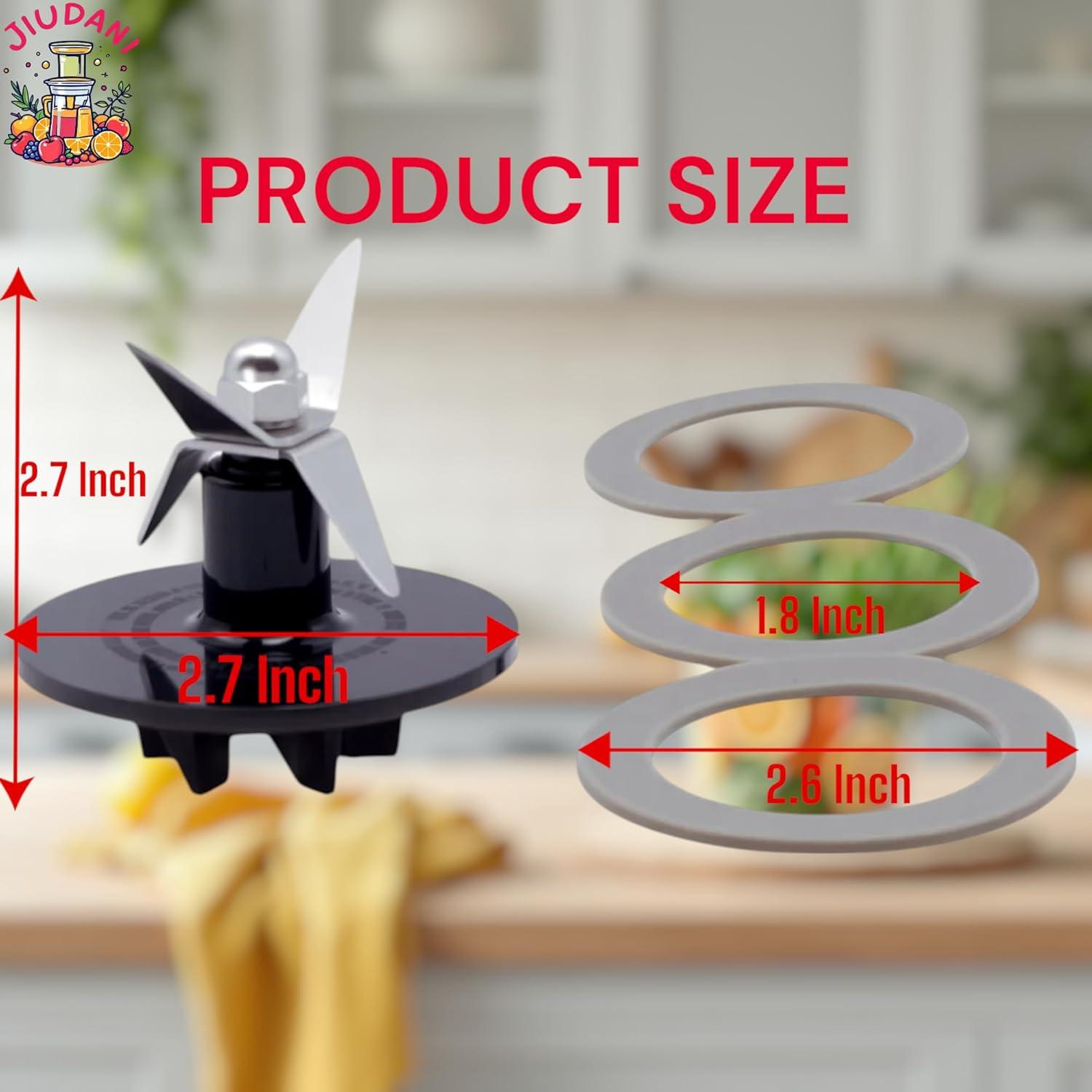 Cuchilla de licuadora Marvedi SPB-456-2 con 3 juntas de goma