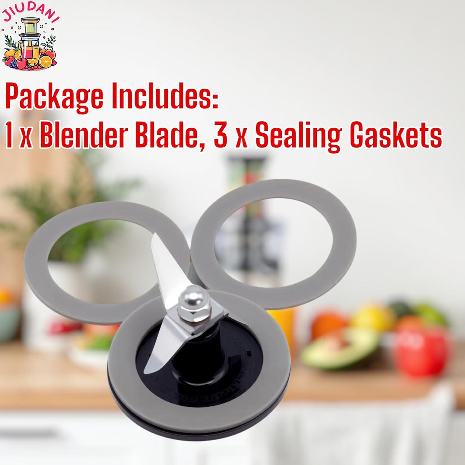 Cuchilla de licuadora Marvedi SPB-456-2 con 3 juntas de goma