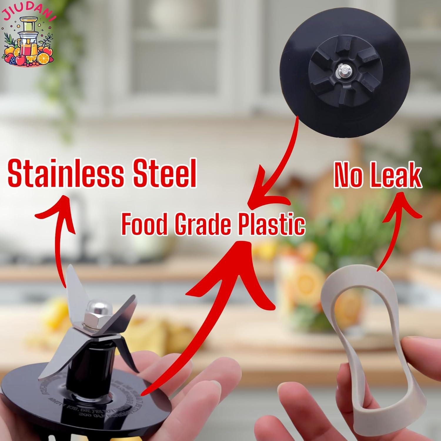 Cuchilla de licuadora Marvedi SPB-456-2 con 3 juntas de goma