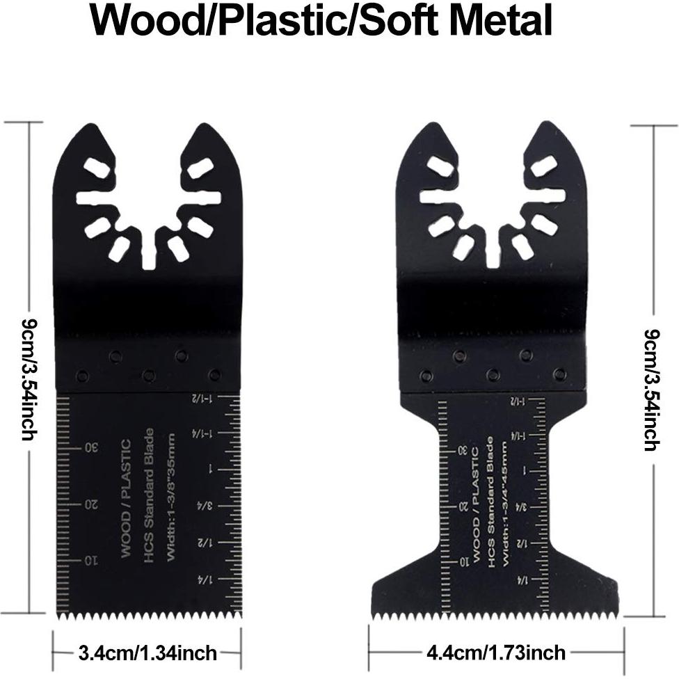 20 Hojas de Sierra Oscilante Carburo TuhooMall - Compatibles con Fein, Bosch