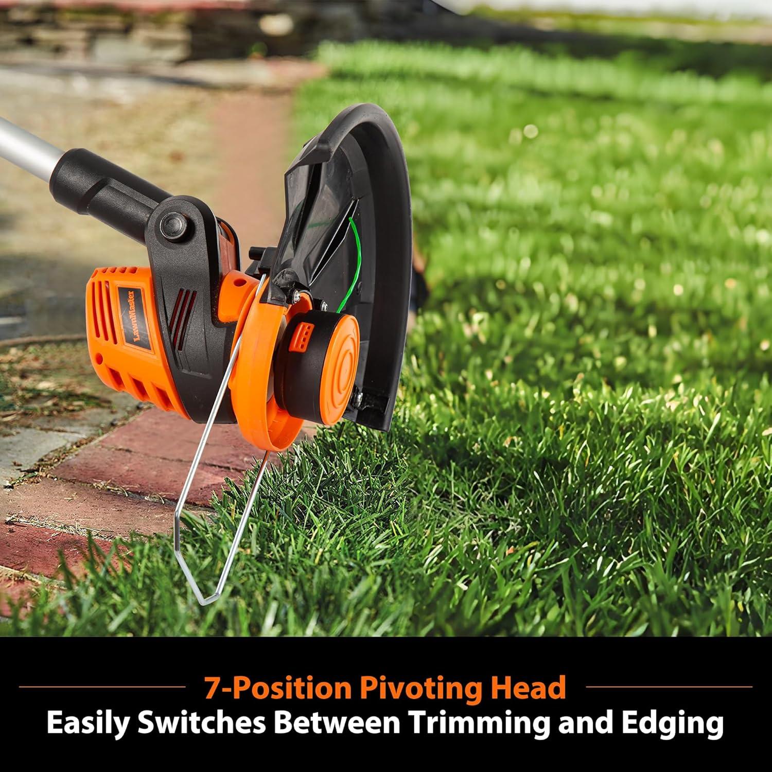 Cortadora y Recortadora LawnMaster 24V 33 cm con 2 Baterías