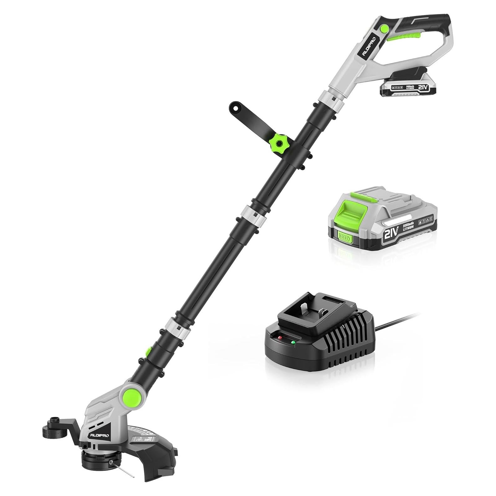 Desmalezadora Inalámbrica ALDIPRO 21V 30.48 cm Batería 2.0Ah