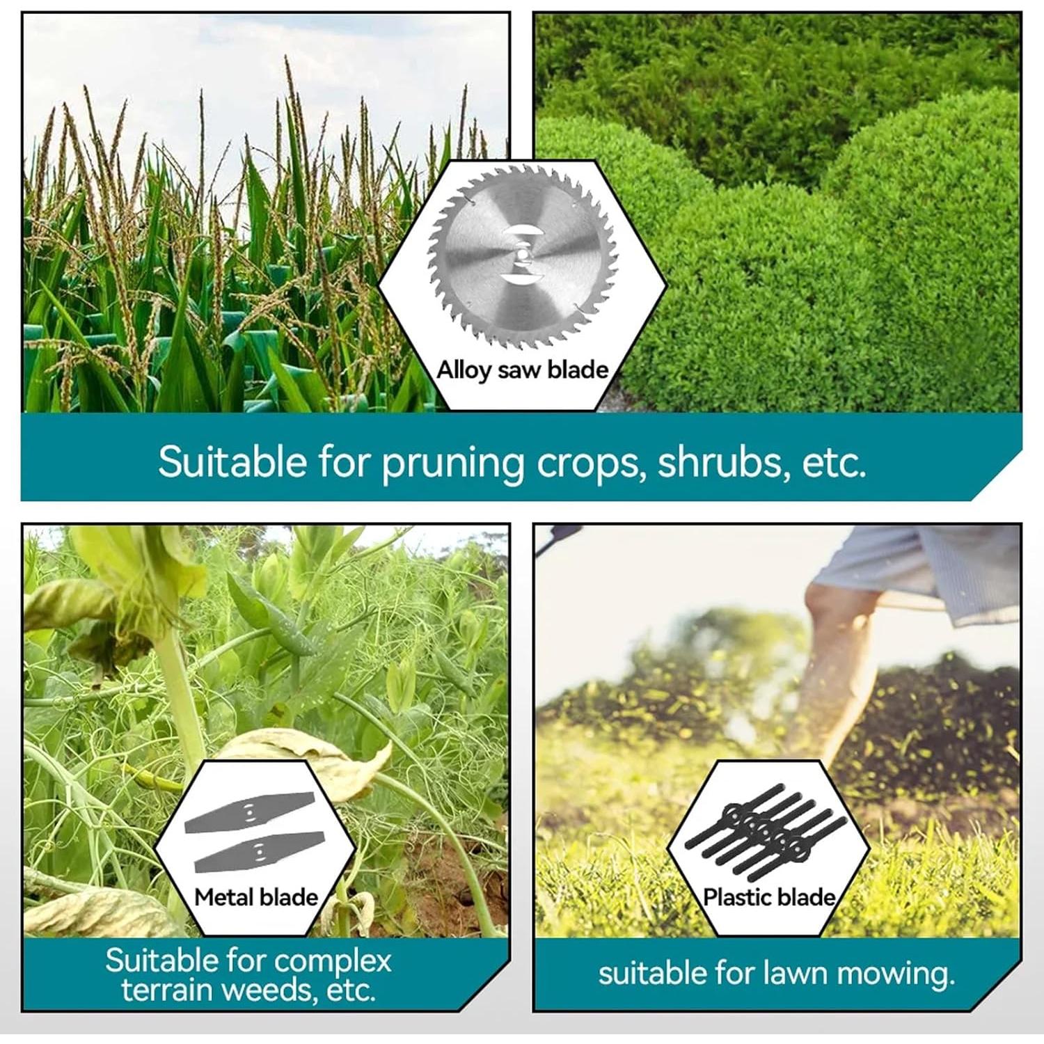 Desmalezadora Eléctrica Inalámbrica HDView 4 en 1 15.24 cm