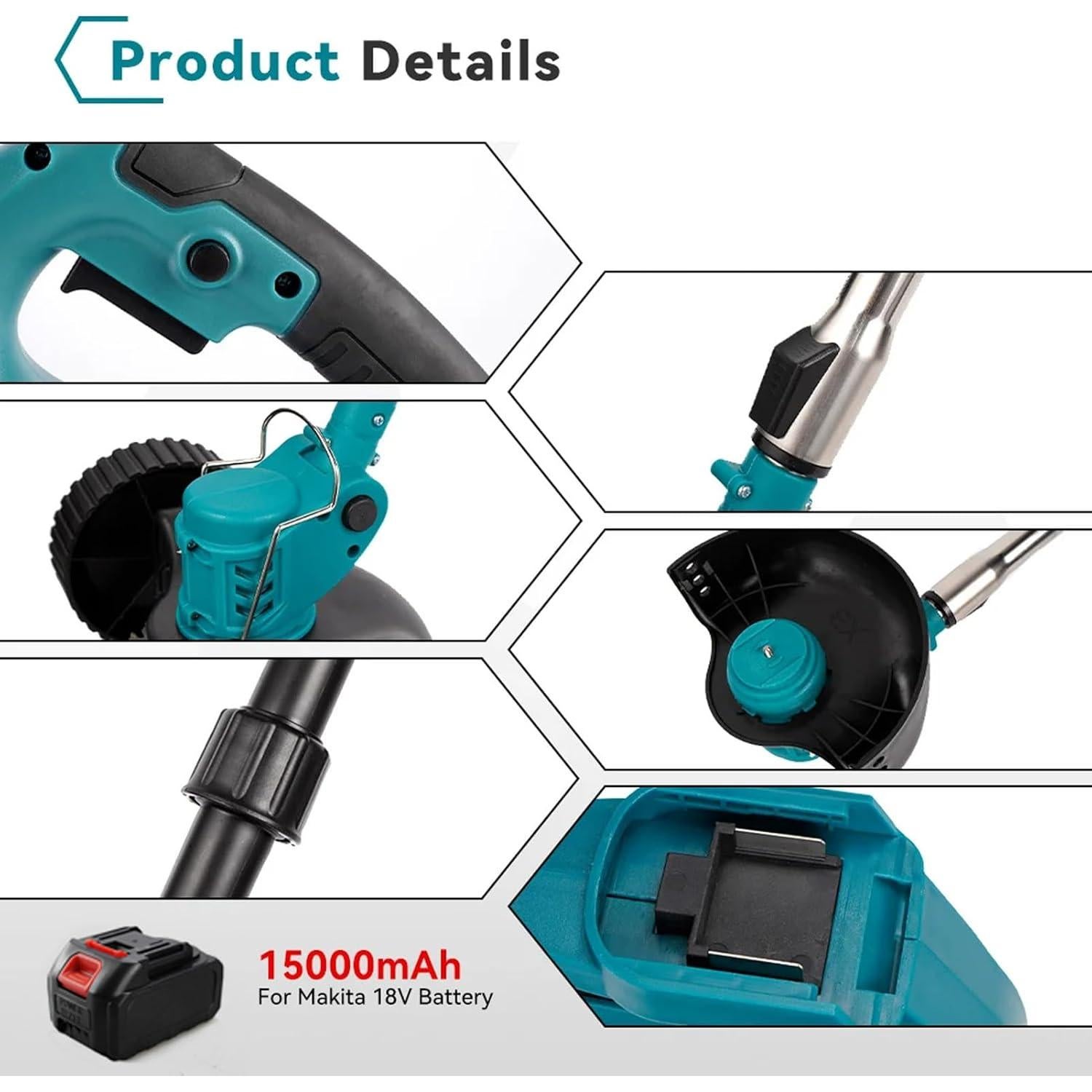 Desmalezadora Eléctrica Inalámbrica HDView 4 en 1 15.24 cm