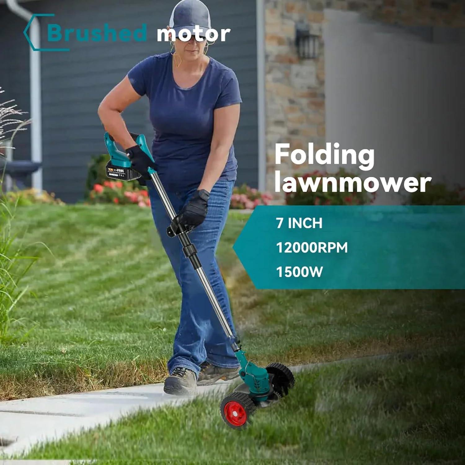 Desmalezadora Eléctrica Inalámbrica HDView 4 en 1 15.24 cm