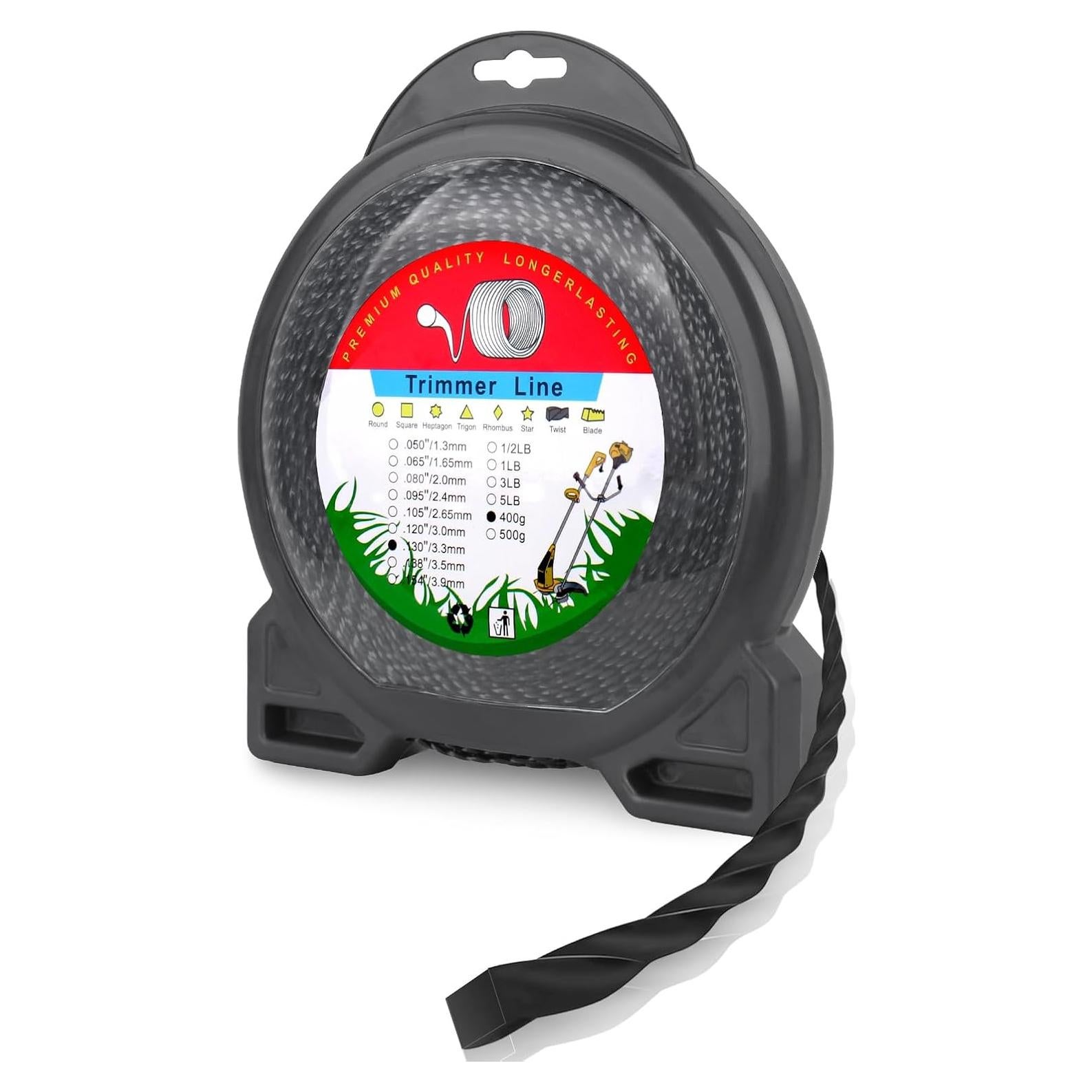 Cuerda de Desmalezadora RO6G 130 - 57 m Alta Resistencia Negra