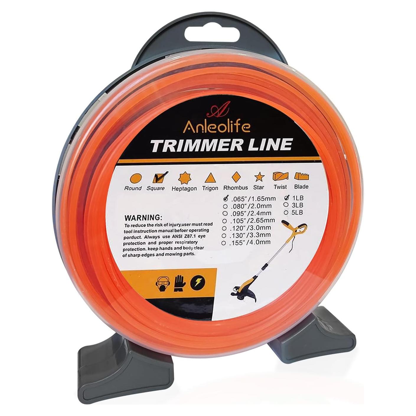 Desmalezadora ANLEOLIFE 0.45 kg con Cortador de Línea 0.165 cm