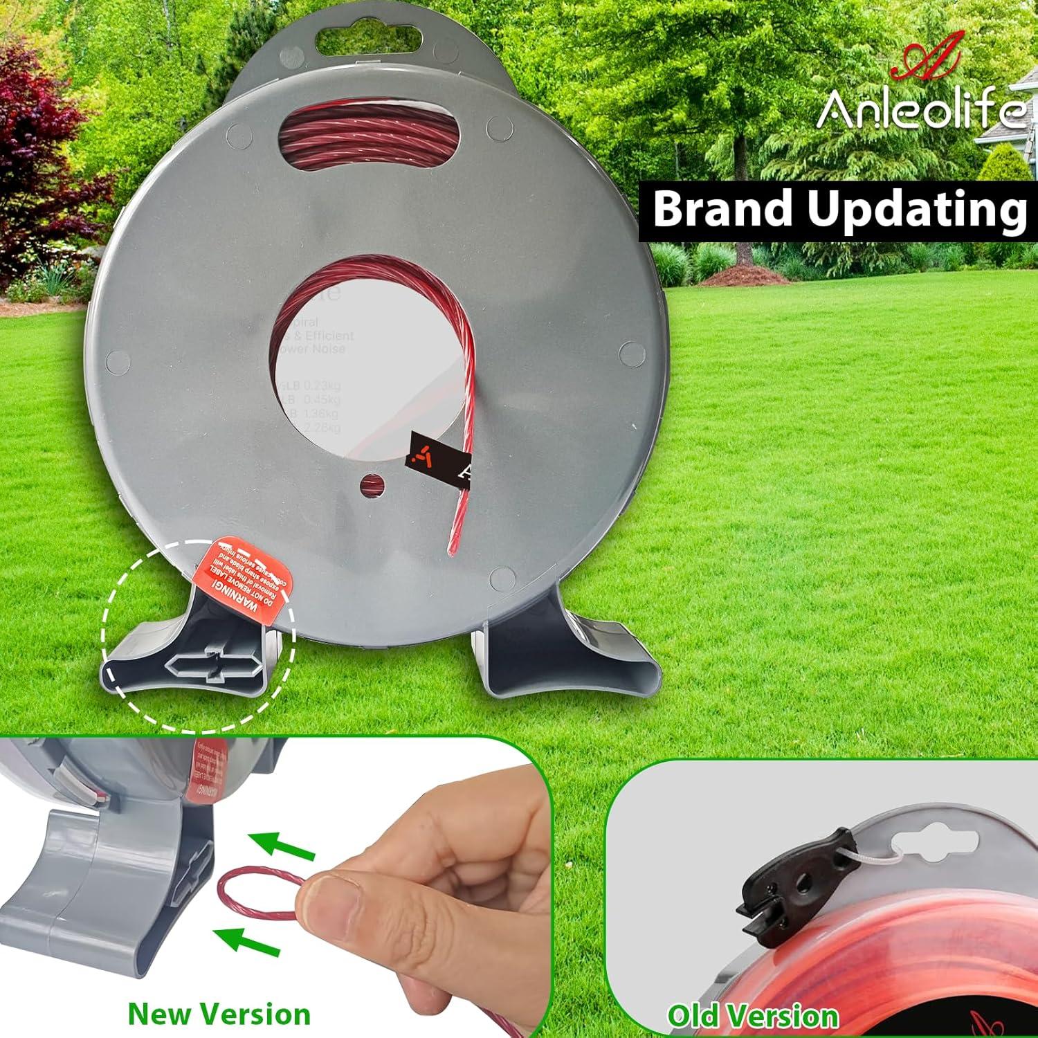 Desmalezadora ANLEOLIFE 0.45 kg con Cortador de Línea 0.165 cm