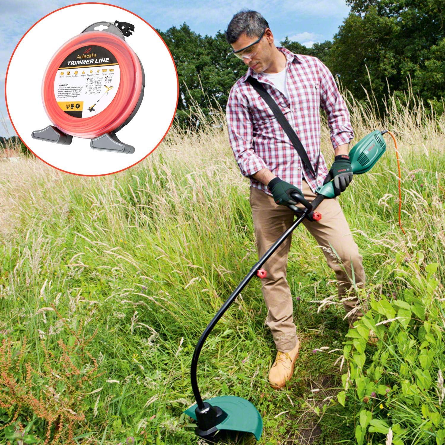 Desmalezadora ANLEOLIFE 0.45 kg con Cortador de Línea 0.165 cm