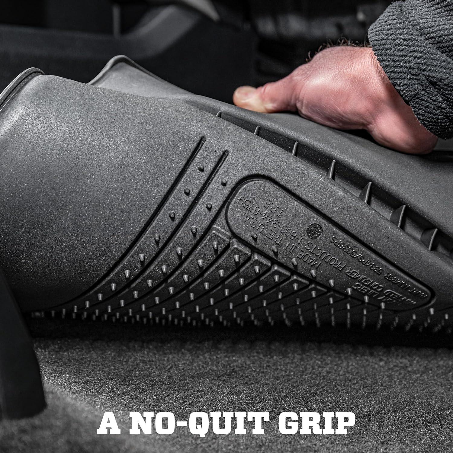 Tapetes Husky Liners Weatherbeater para Chevrolet Silverado y GMC Sierra 2019-2026, 3 piezas, Negro