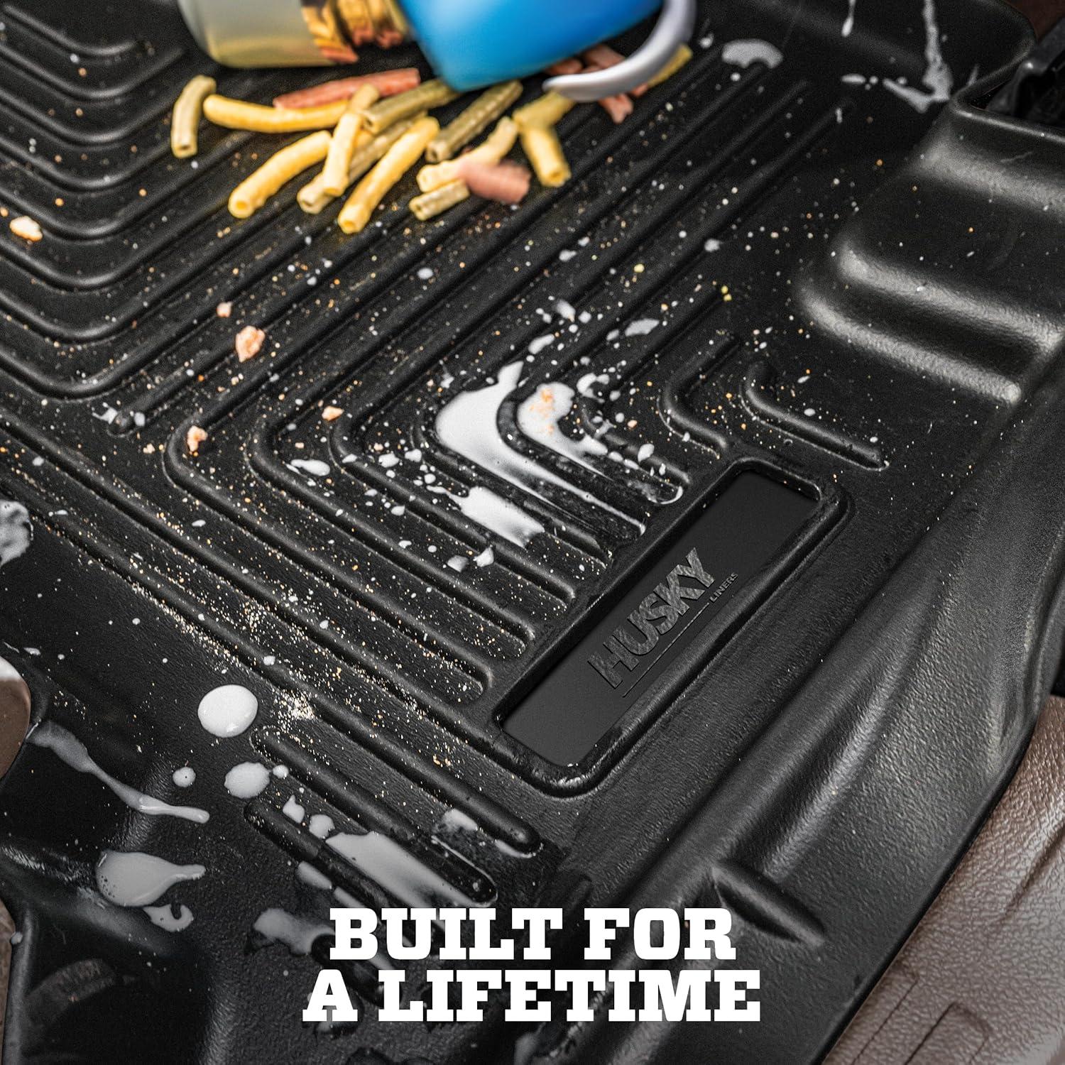 Tapetes Husky Liners Weatherbeater para Chevrolet Silverado y GMC Sierra 2019-2026, 3 piezas, Negro