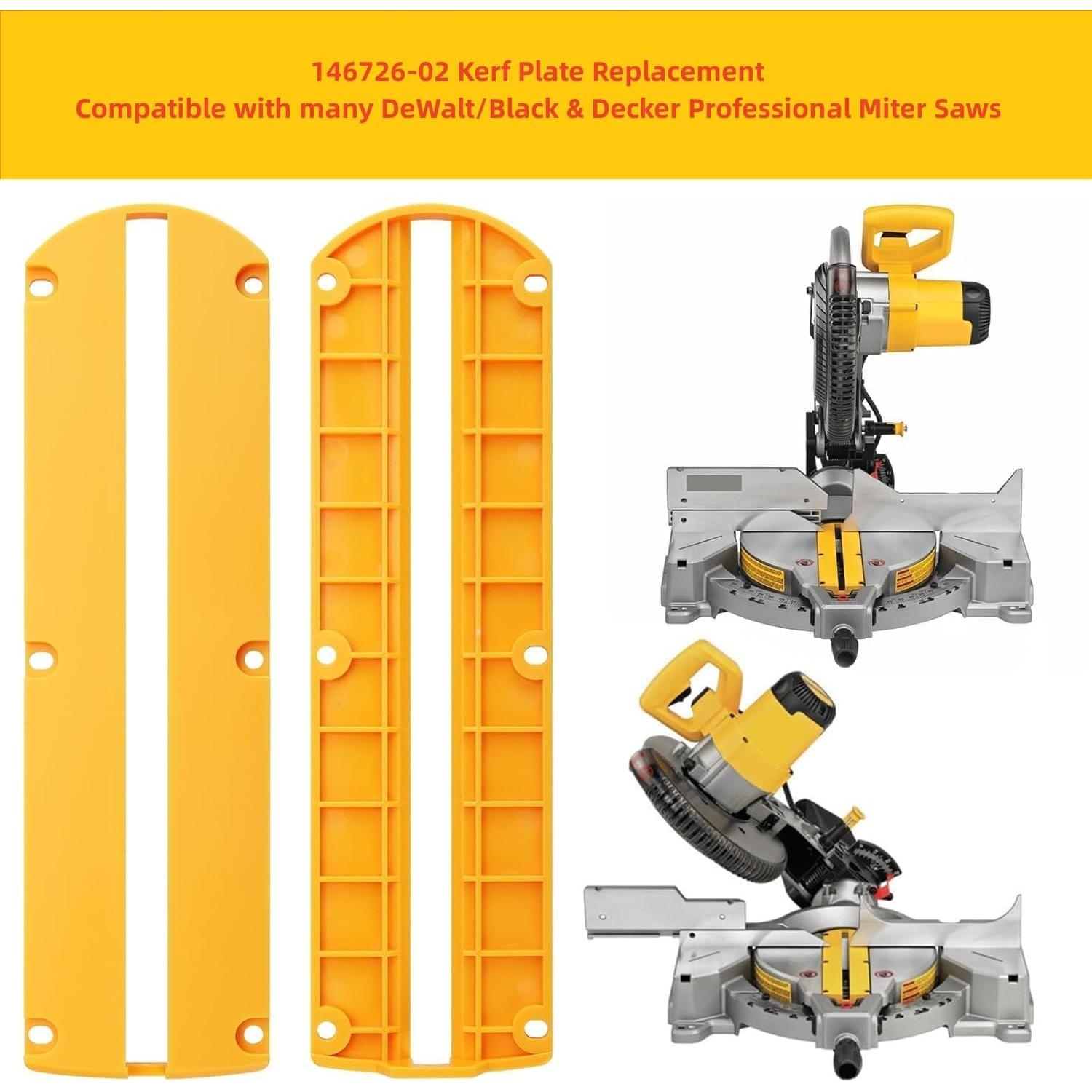 2 Placas de Corte 146726-02 Lrcipru para Sierra Inglete DeWalt