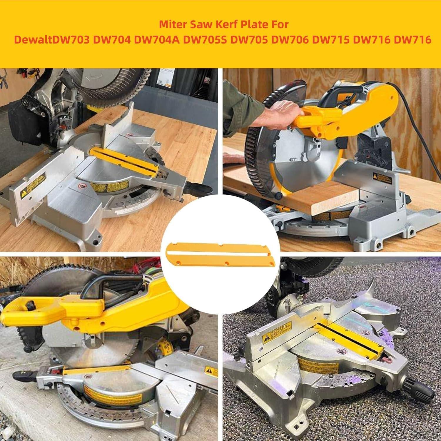 2 Placas de Corte 146726-02 Lrcipru para Sierra Inglete DeWalt