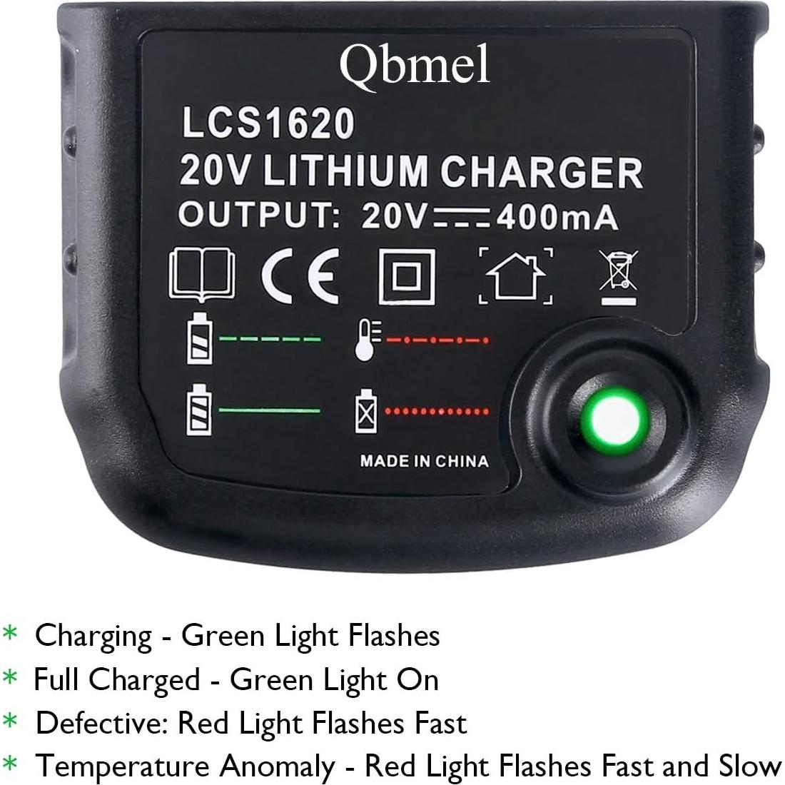 Cargador de Batería Li-Ion 20V Black+Decker LCS1620