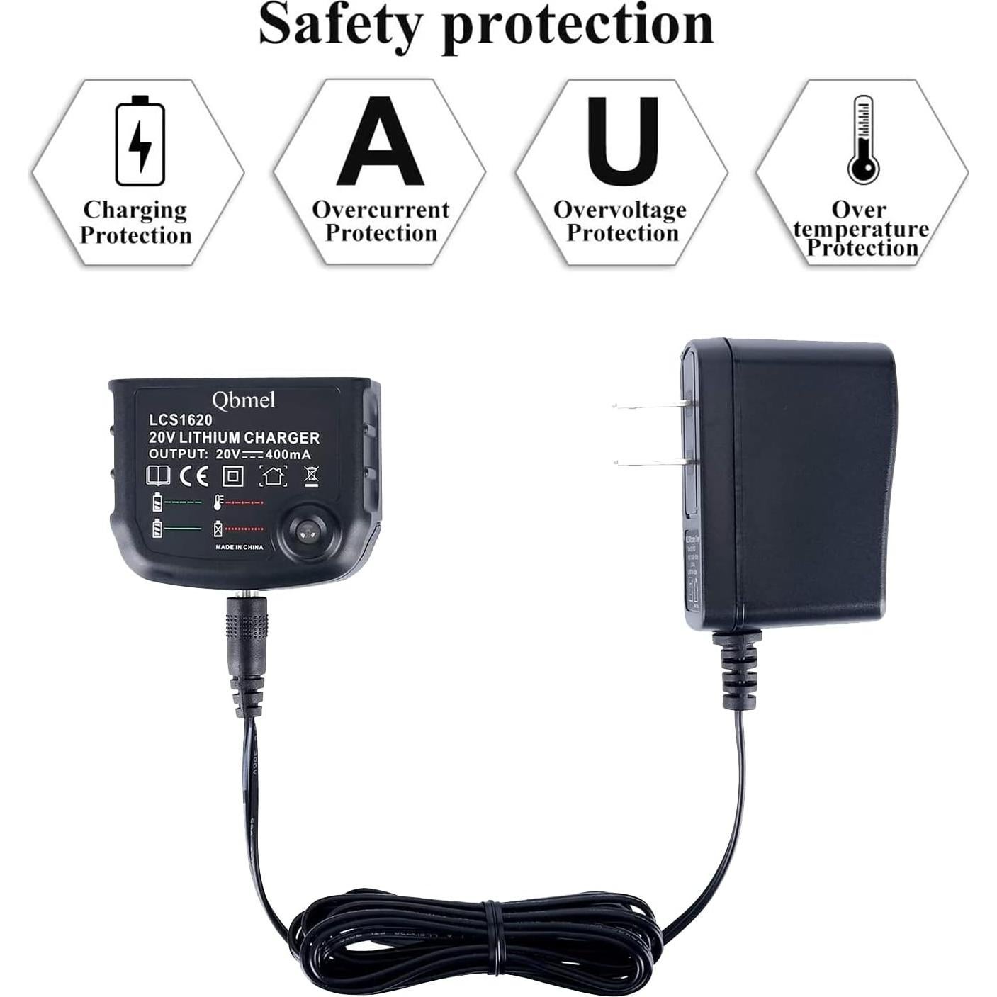 Cargador de Batería Li-Ion 20V Black+Decker LCS1620