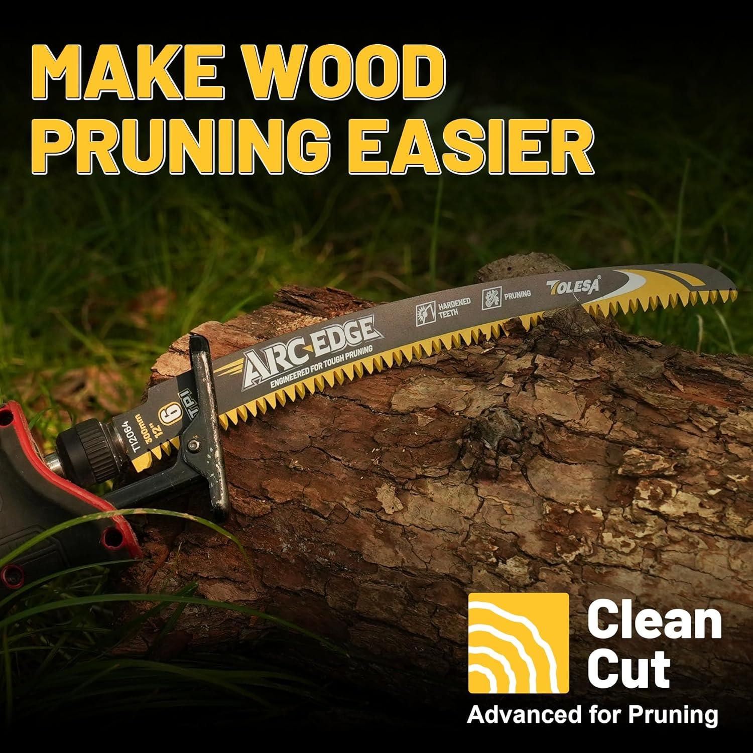 Juego de Hojas de Sierra Recíproca TOLESA 30.48cm 3 Piezas