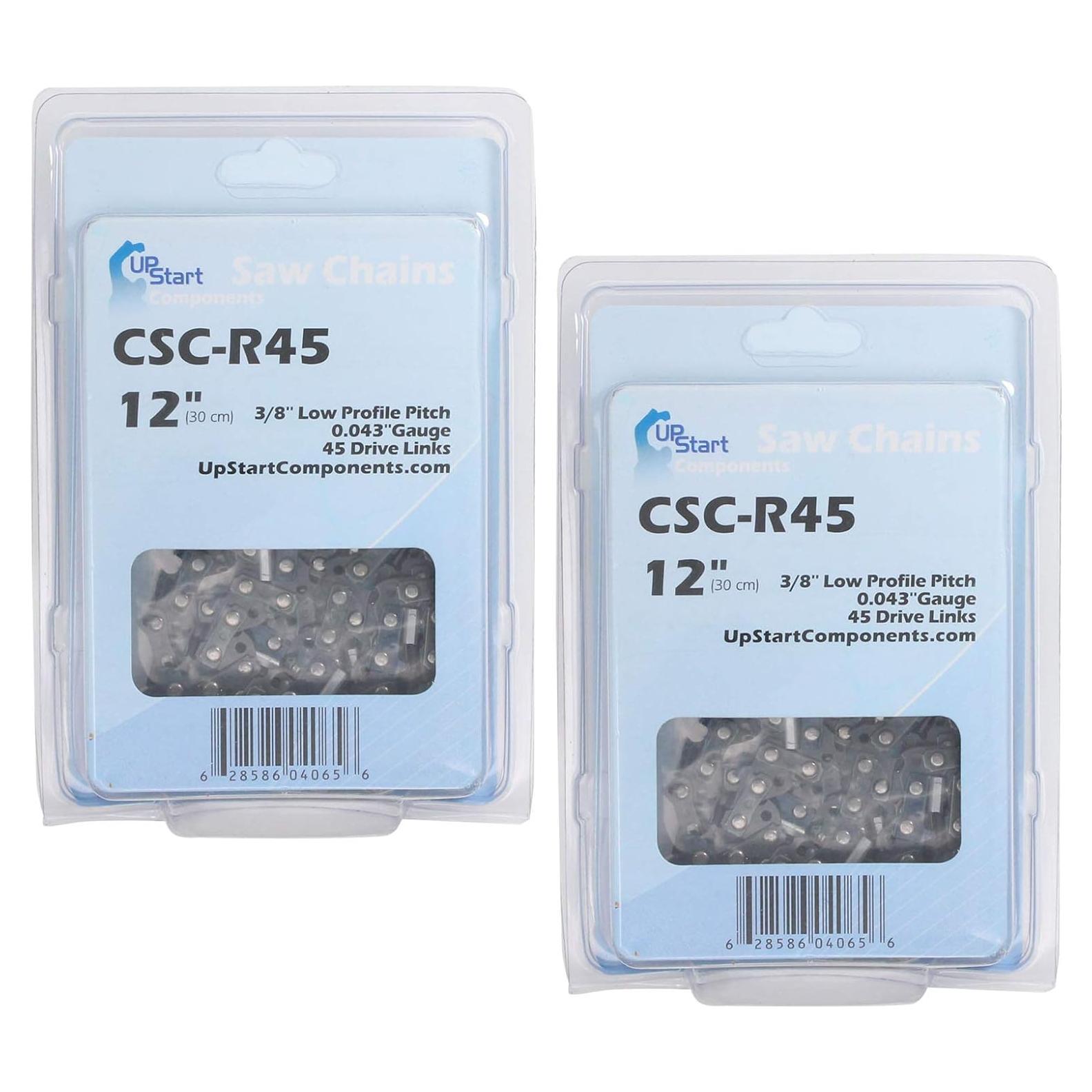 Paquete de 2 Cadenas de Sierra 30.48 cm UpStart para Black & Decker