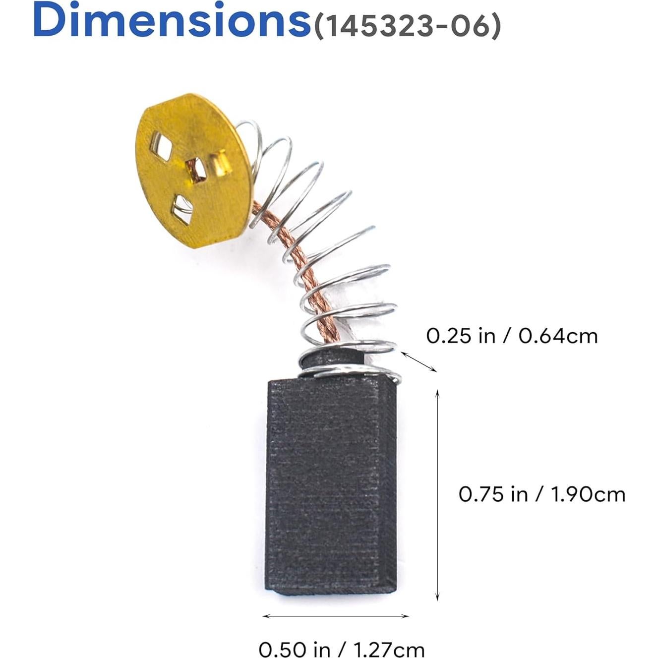 Cepillos de Motor de Carbono GEARLINTON 145323-06 para Dewalt