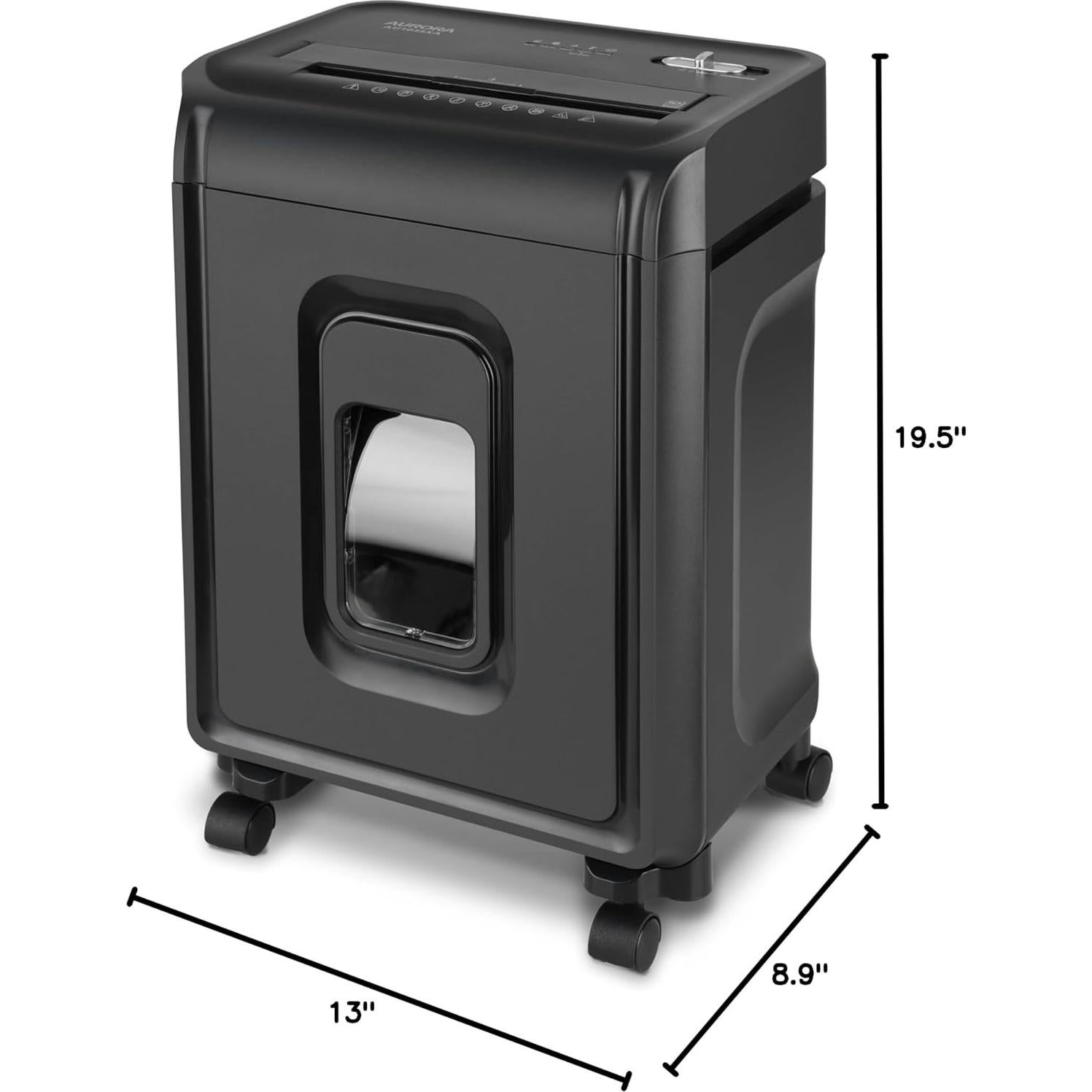 Aurora AU1035XA Trituradora de Papel y Tarjetas Corte Cruzado 10 Hojas