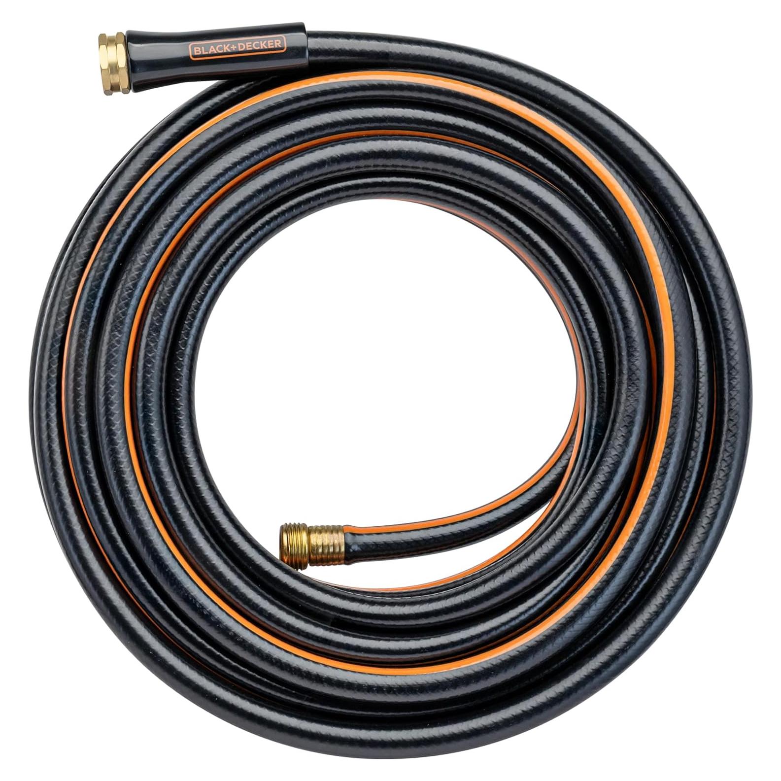 Manguera de Jardín Decker Negra 15.24 m 4 Capas 300 PSI