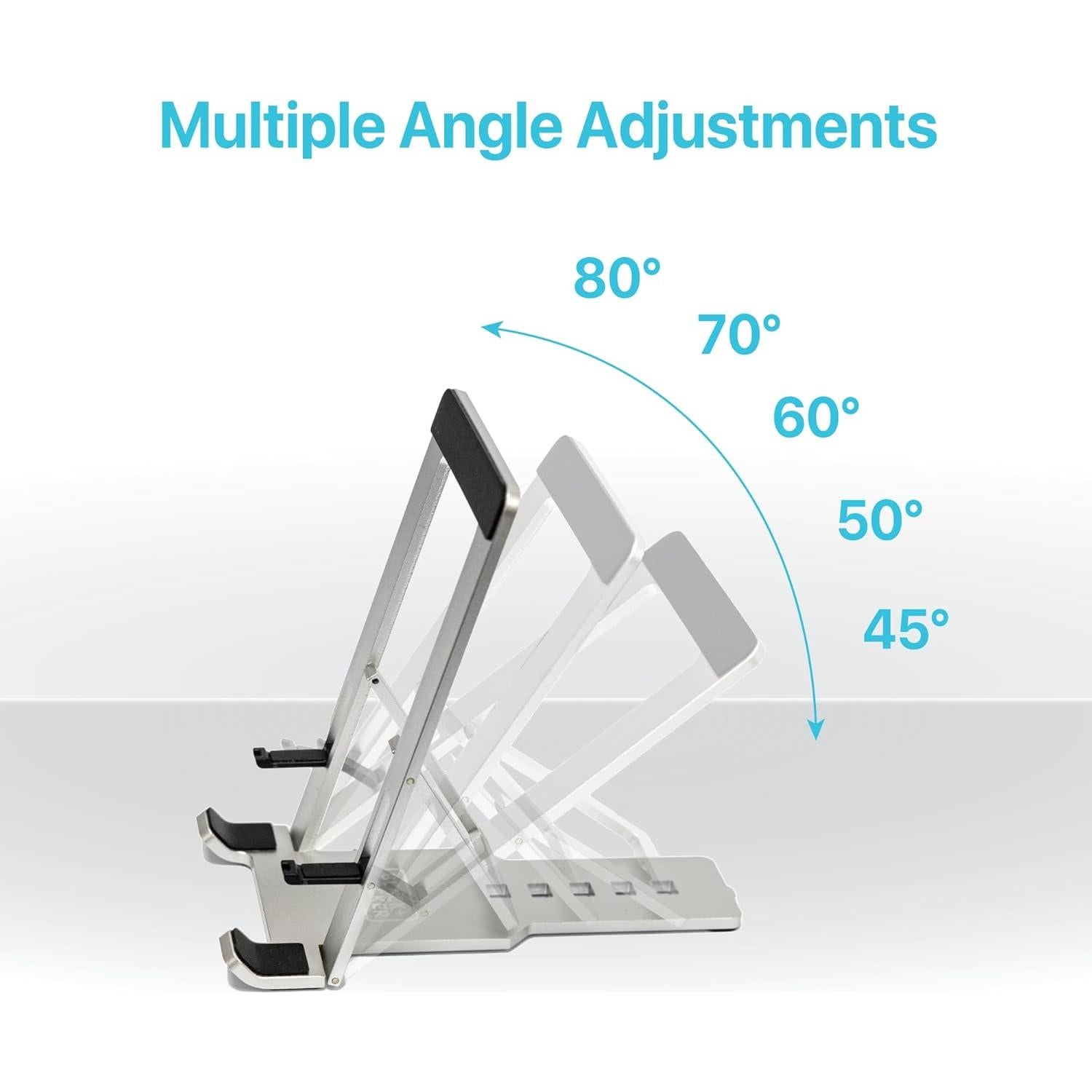 Soporte Plegable para Teléfono BLACK+DECKER Ajustable Plateado