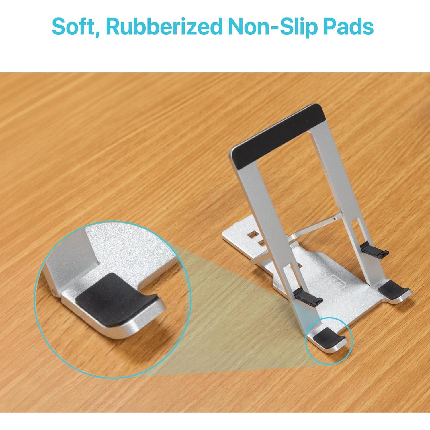 Soporte Plegable para Teléfono BLACK+DECKER Ajustable Plateado