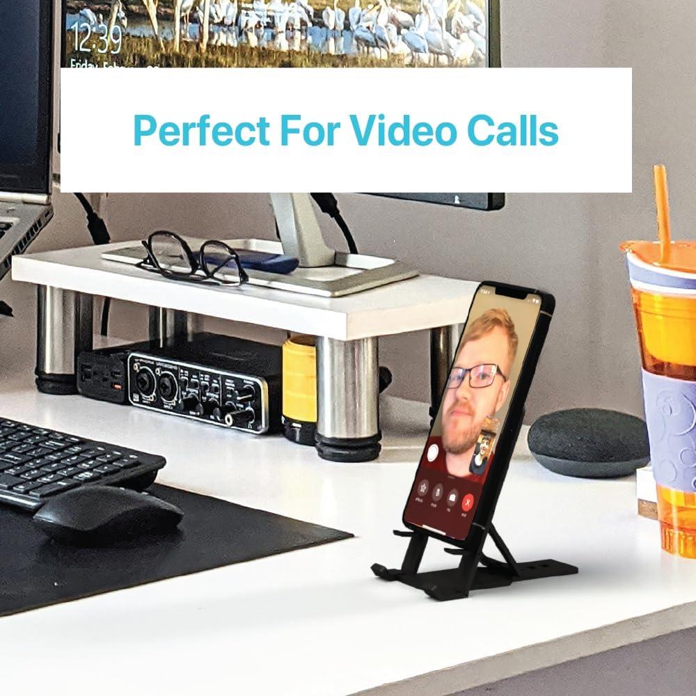 Soporte Plegable para Teléfono BLACK+DECKER Ajustable Plateado