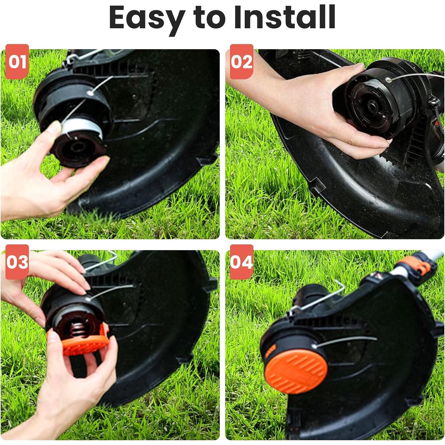 Bobina de Repuesto AF100 Black Decker 10 Bobinas 9.14m 1.65mm