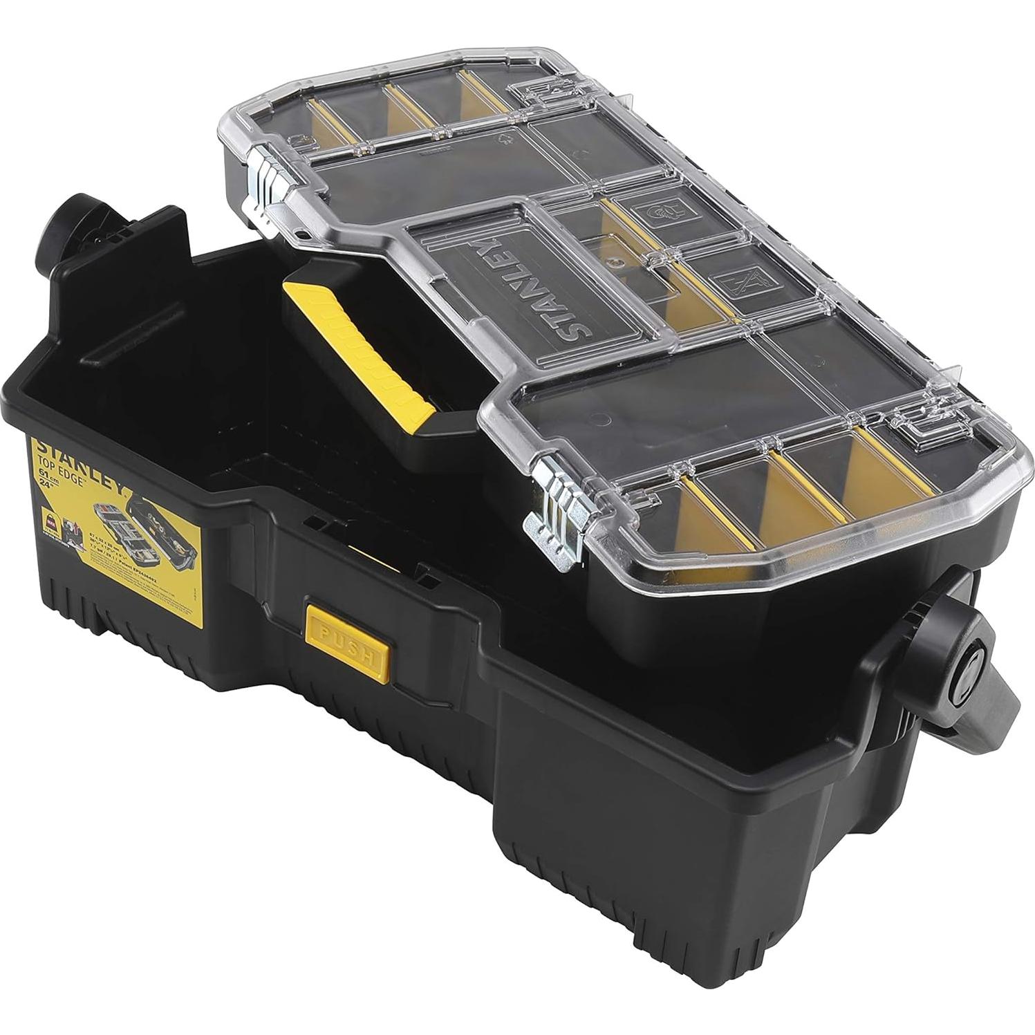 Caja de herramientas Stanley 24" con organizador desmontable