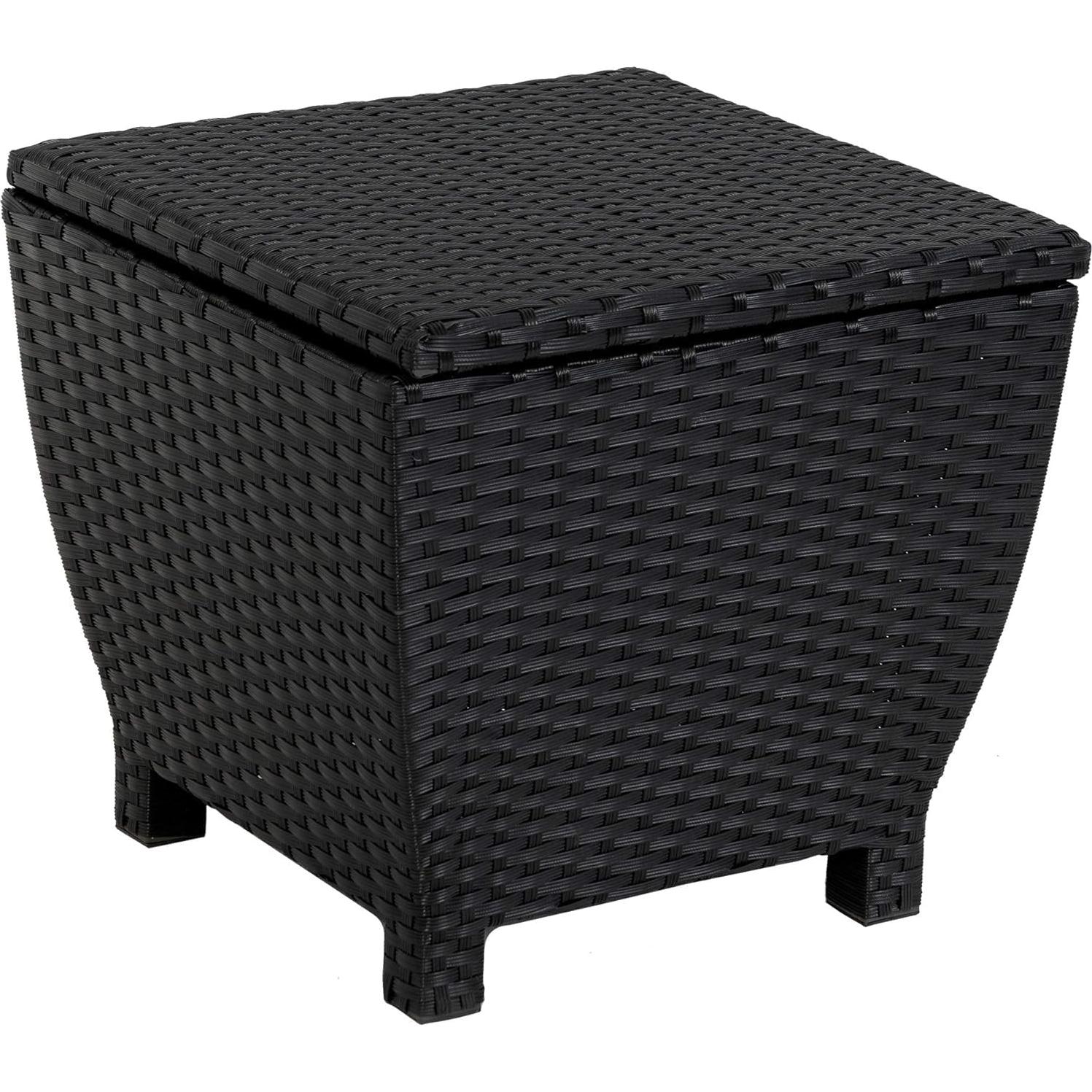 Caja de Almacenamiento Exterior Sundale 49.21L Negra con Tapa