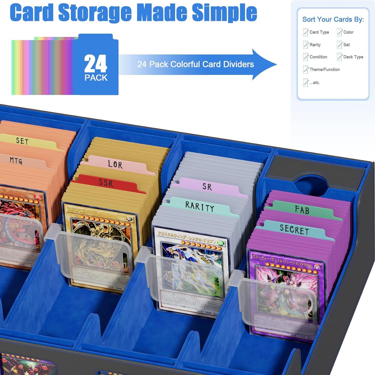 Caja de Almacenamiento para Cartas Coleccionables Bearfire 3900+