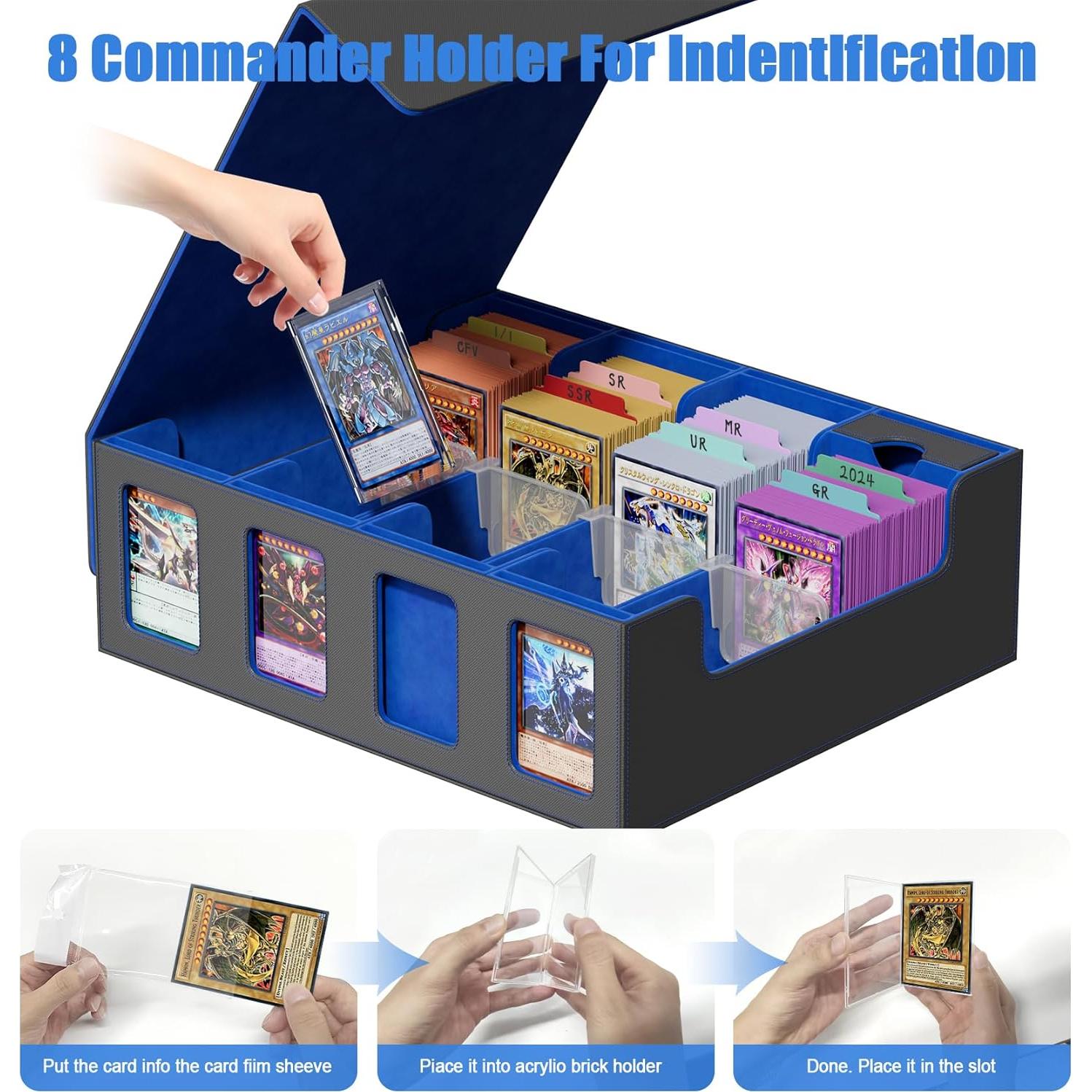 Caja de Almacenamiento para Cartas Coleccionables Bearfire 3900+