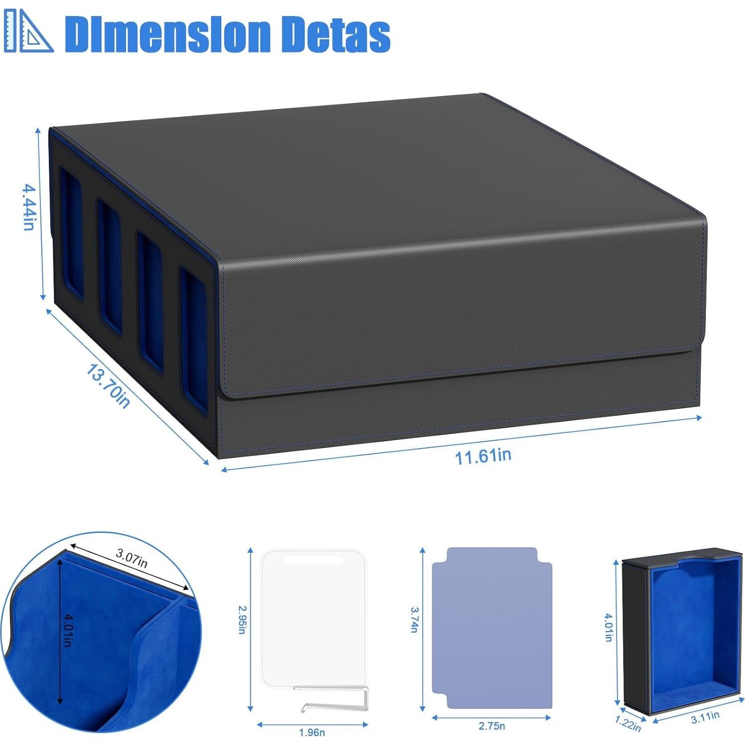 Caja de Almacenamiento para Cartas Coleccionables Bearfire 3900+