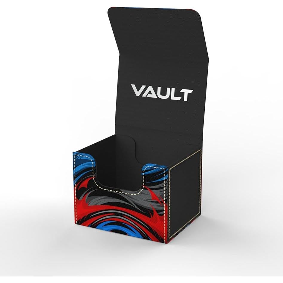 Caja de Barajas Realm Guard Azul/Negro/Rojo - 120 Cartas