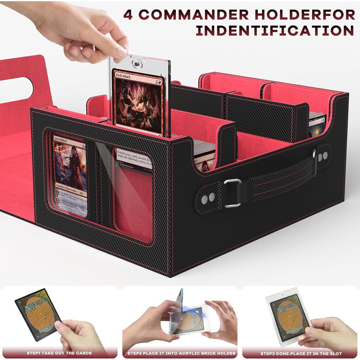 Caja de Barajas MTG FETUSI 4 en 1 para 400+ Cartas