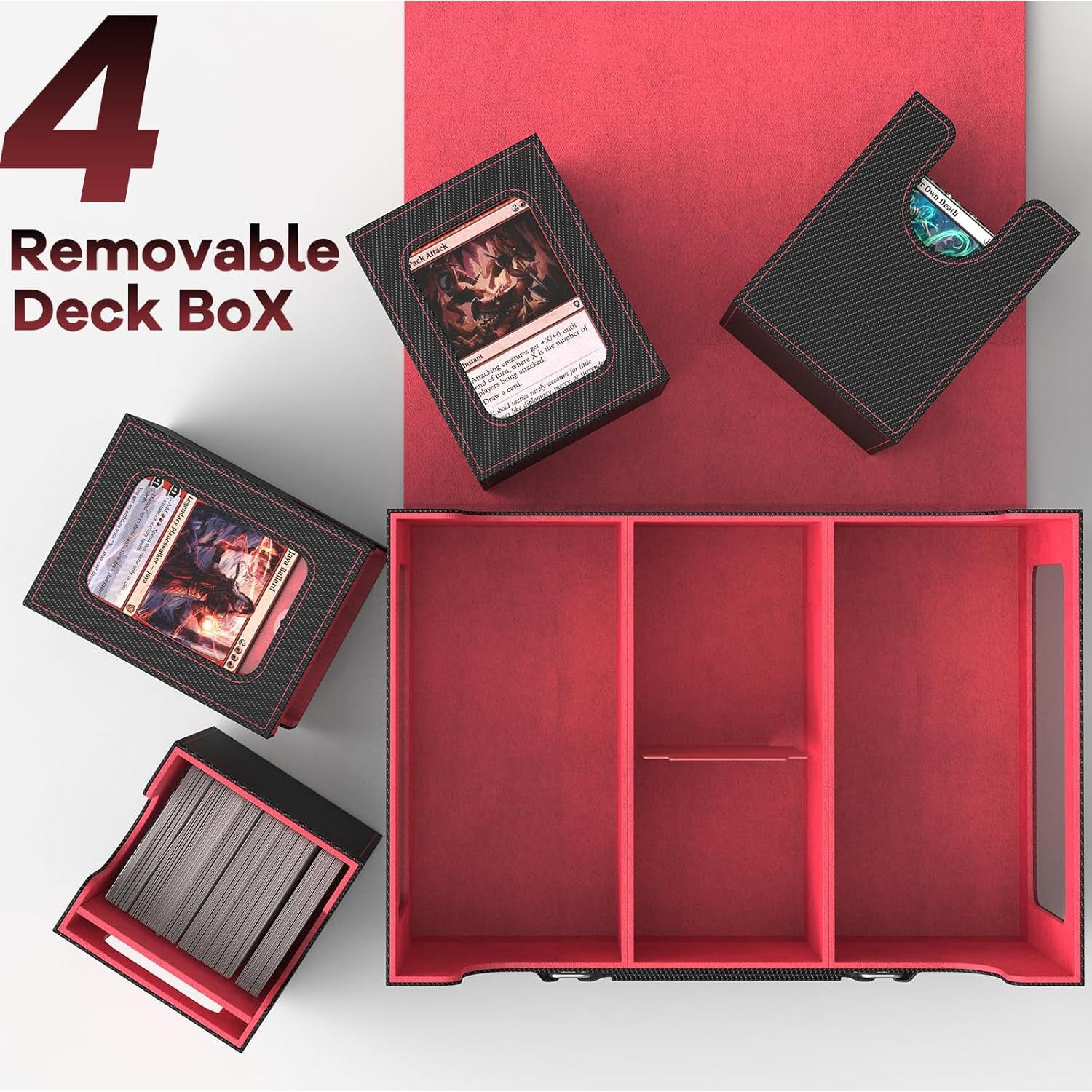 Caja de Barajas MTG FETUSI 4 en 1 para 400+ Cartas