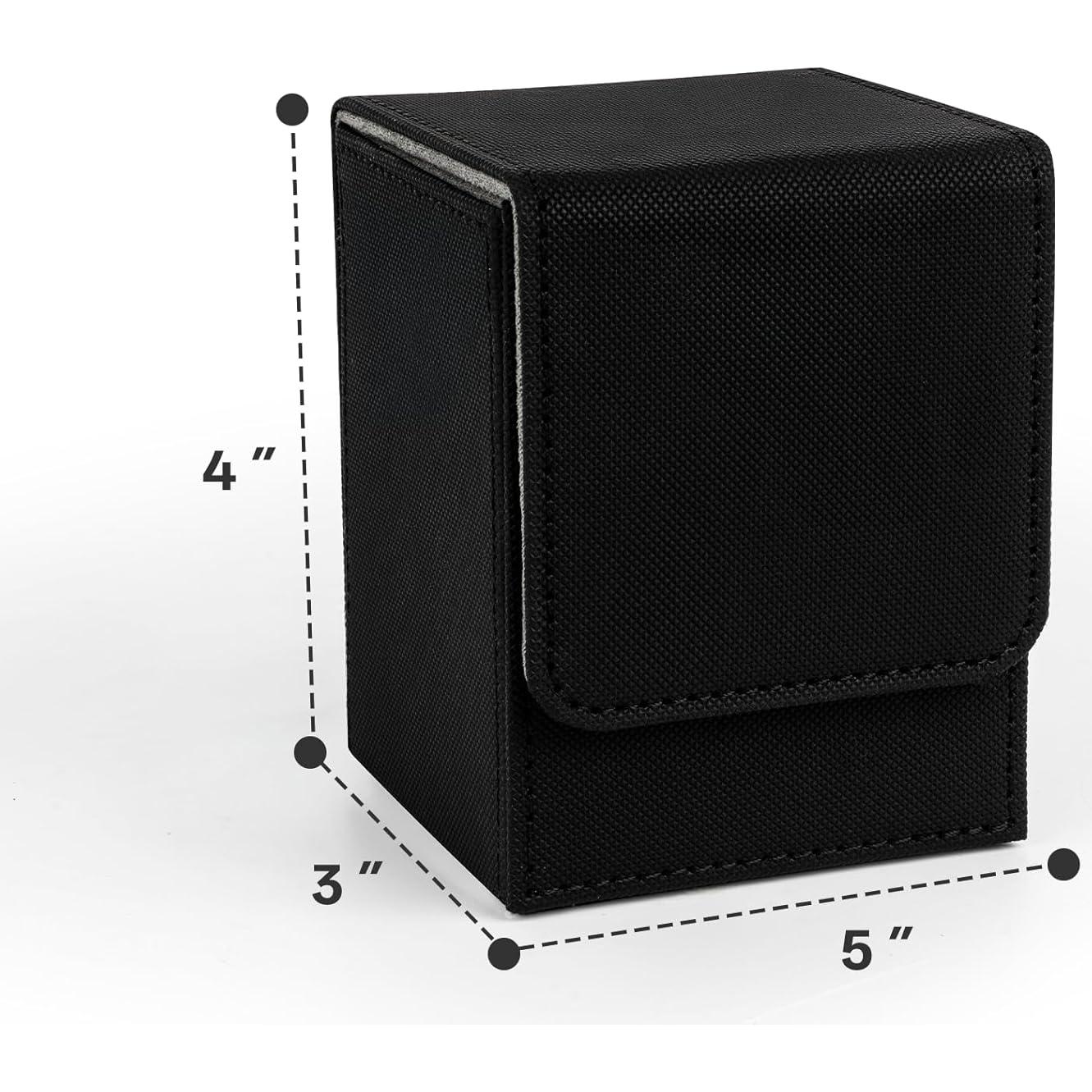 Caja de Almacenamiento KKTROVE para 100+ Cartas - Negro