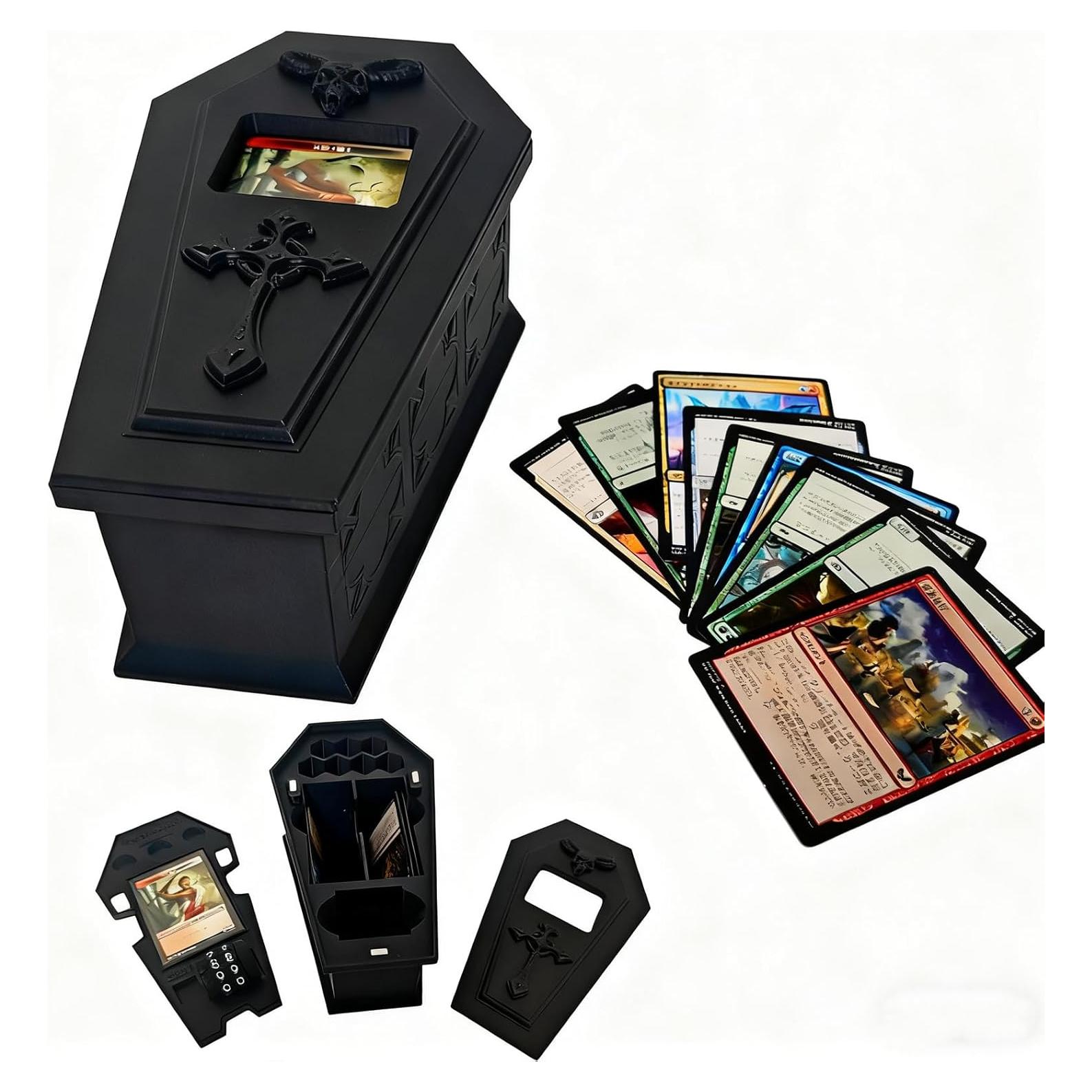Caja de Barajas MTG TCGADVN Gótica para 100 Cartas
