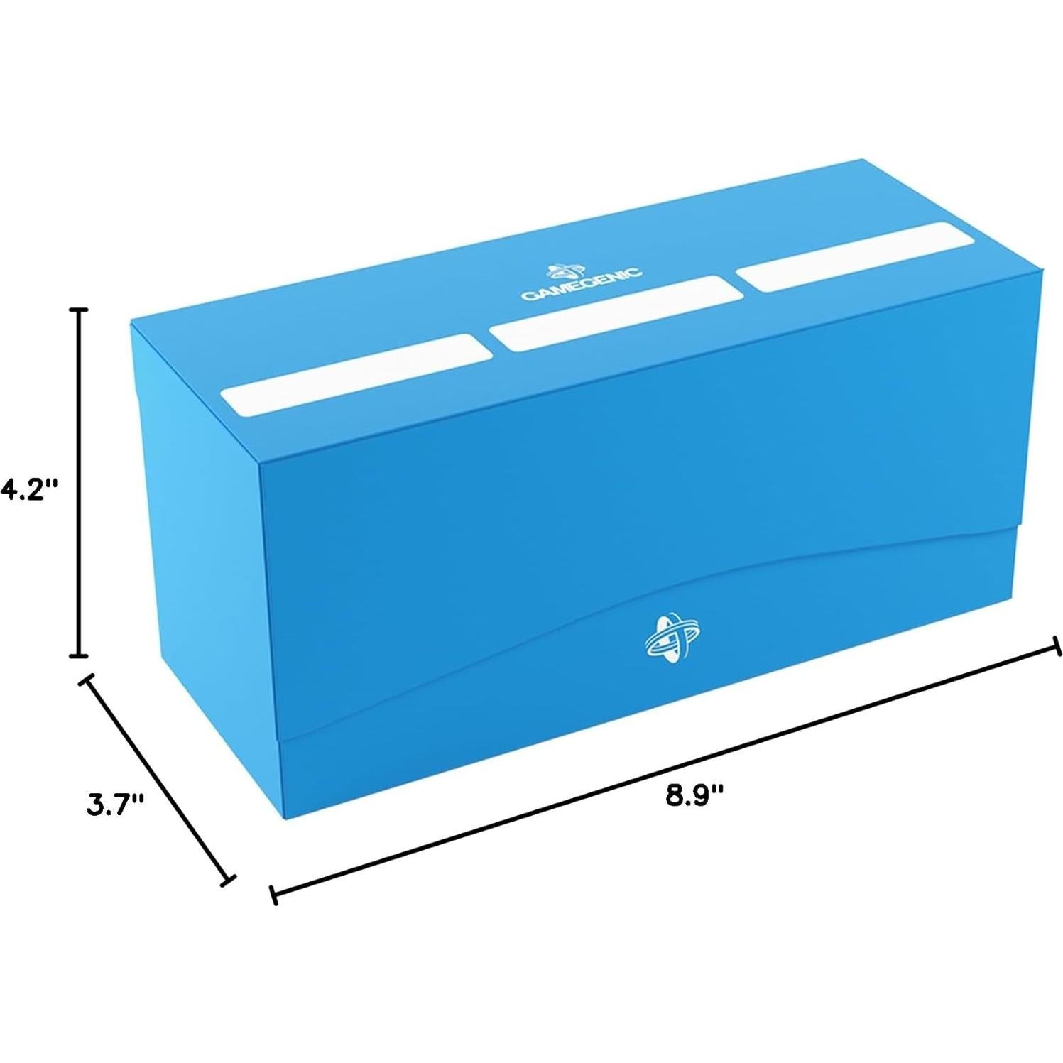 Gamegenic Triple Deck Holder 300+ XL Azul - Almacenamiento para 3 Mazos