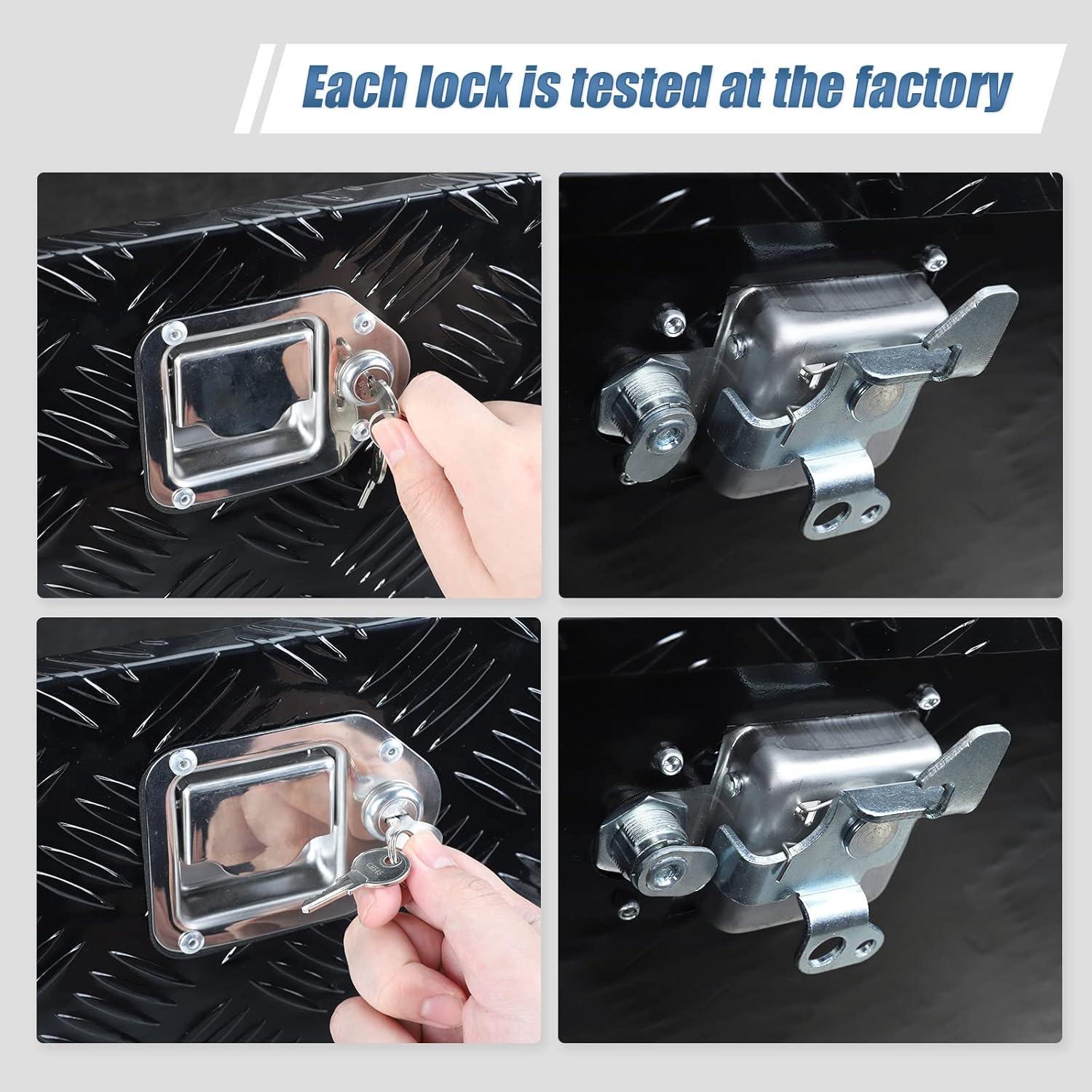 Caja de Herramientas de Aluminio Confote 99x33x25cm Impermeable