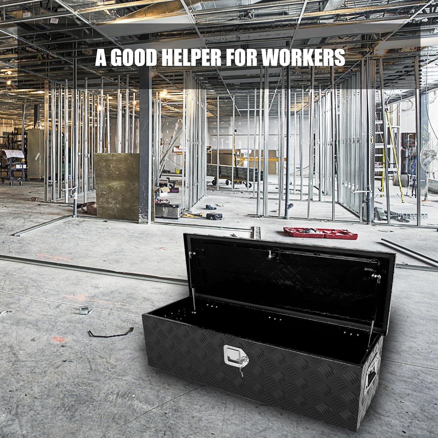 Caja de Herramientas de Aluminio Confote 99x33x25cm Impermeable