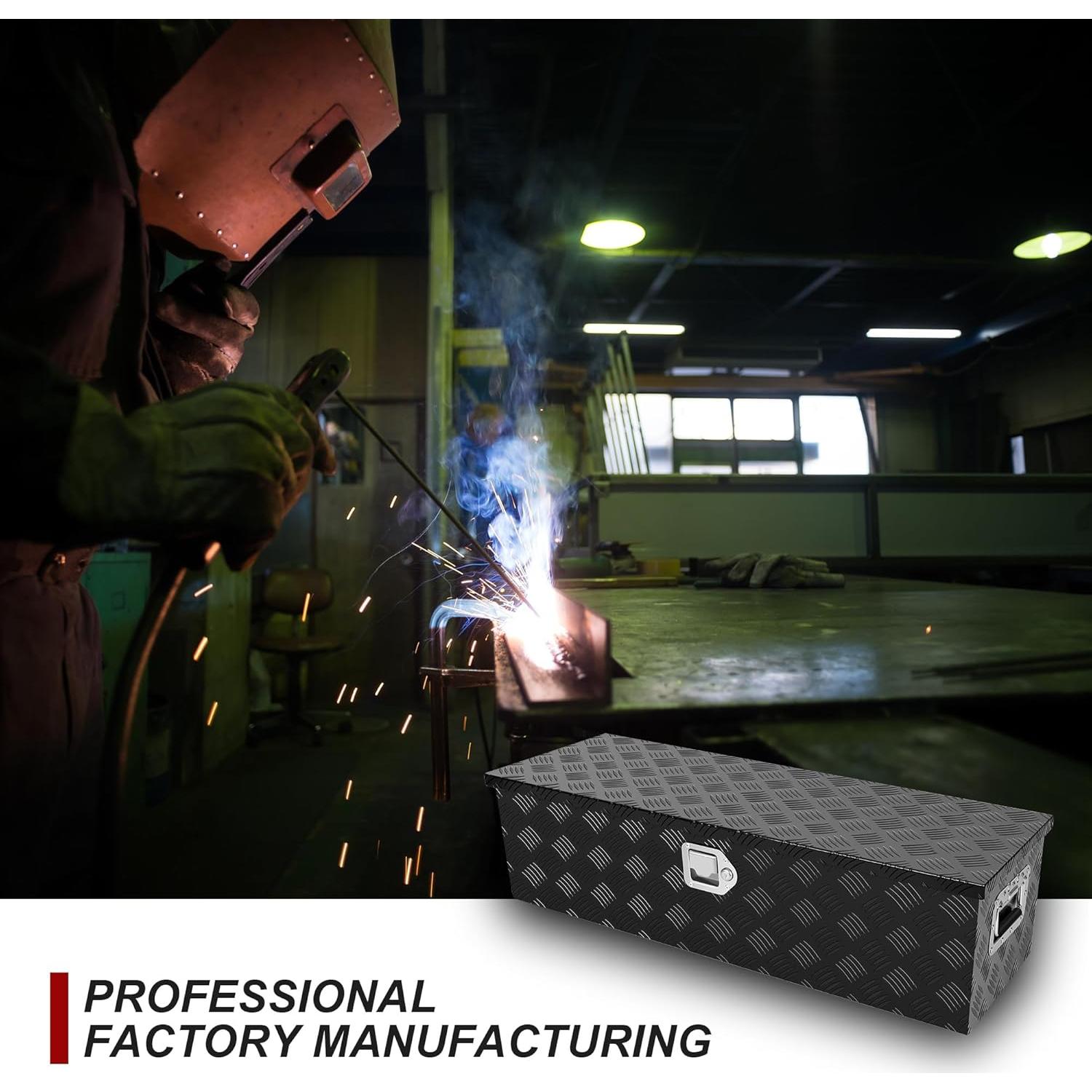 Caja de Herramientas de Aluminio Confote 99x33x25cm Impermeable